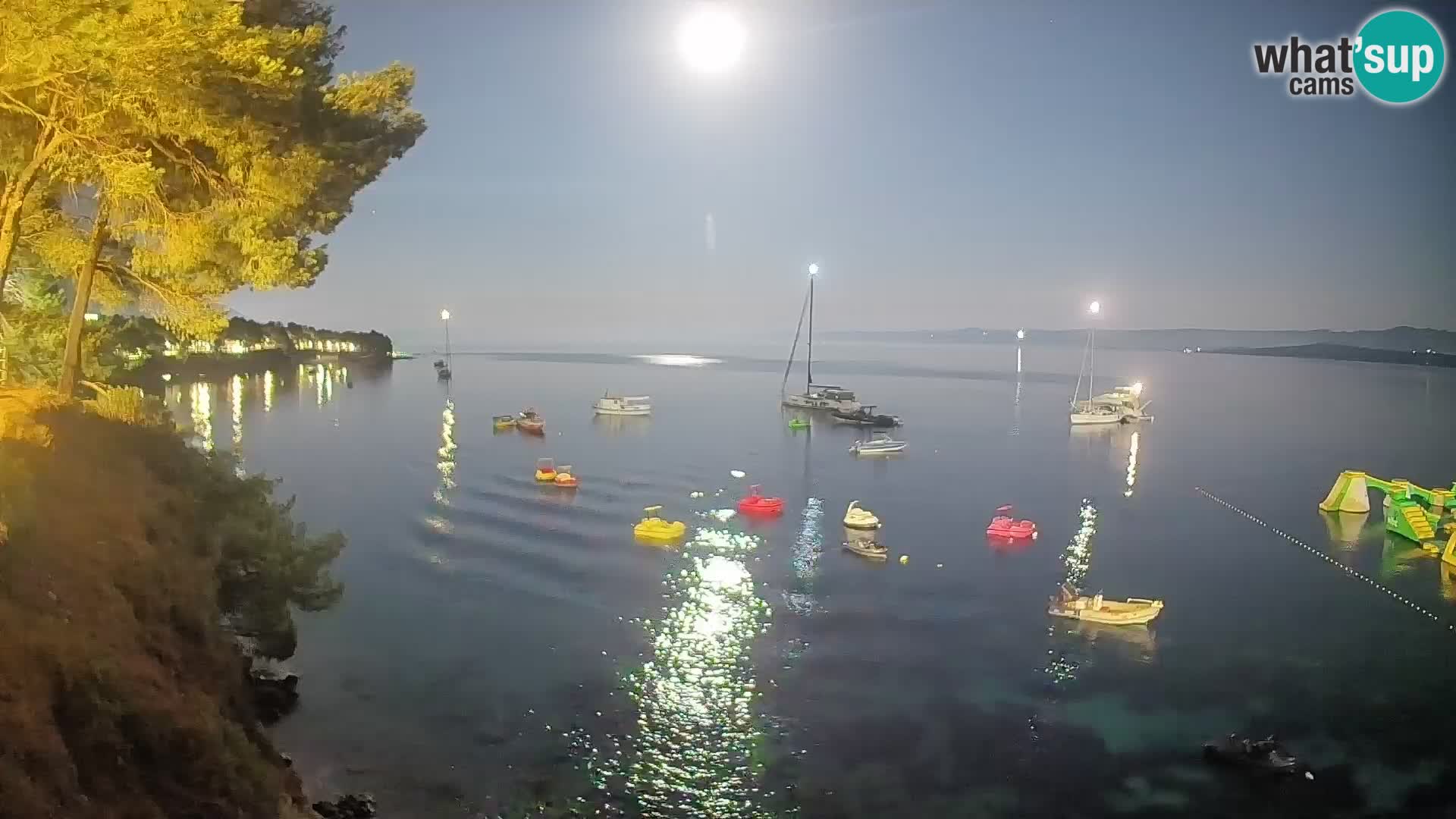 Webcam Potočine Beach Bol – Live View of Borak Beach, Brač Island