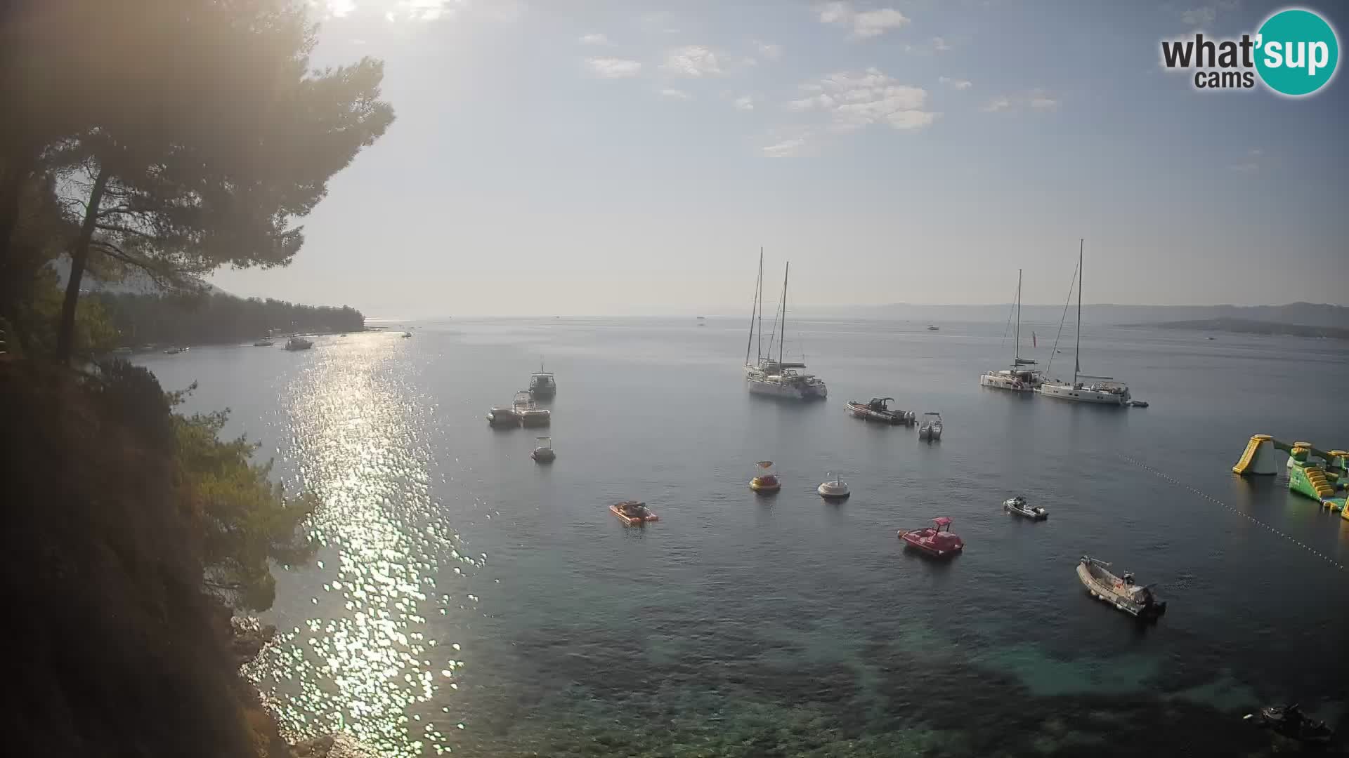 Webcam Potočine Beach Bol – Live View of Borak Beach, Brač Island