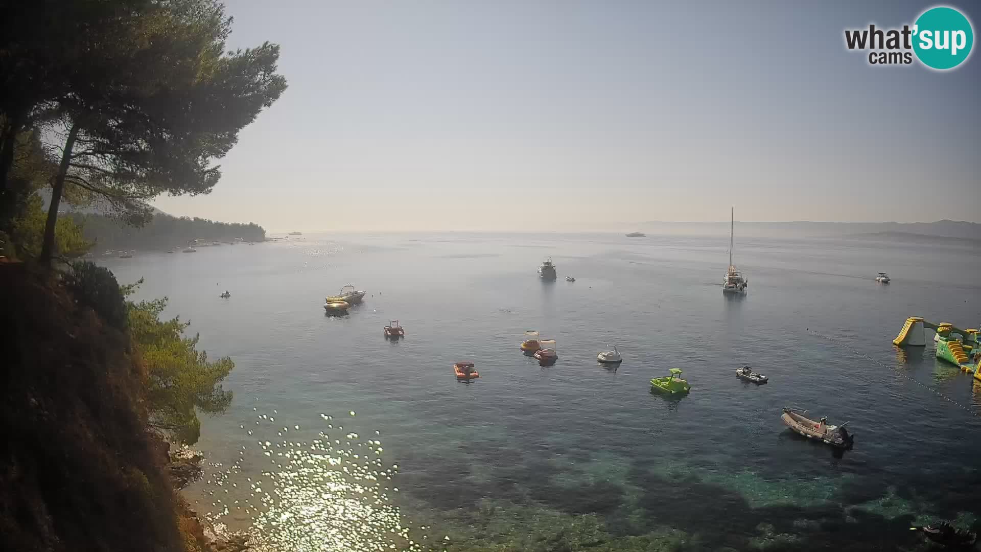 Webcam plage Potočine Bol – Vue en direct sur Borak Beach, île de Brač