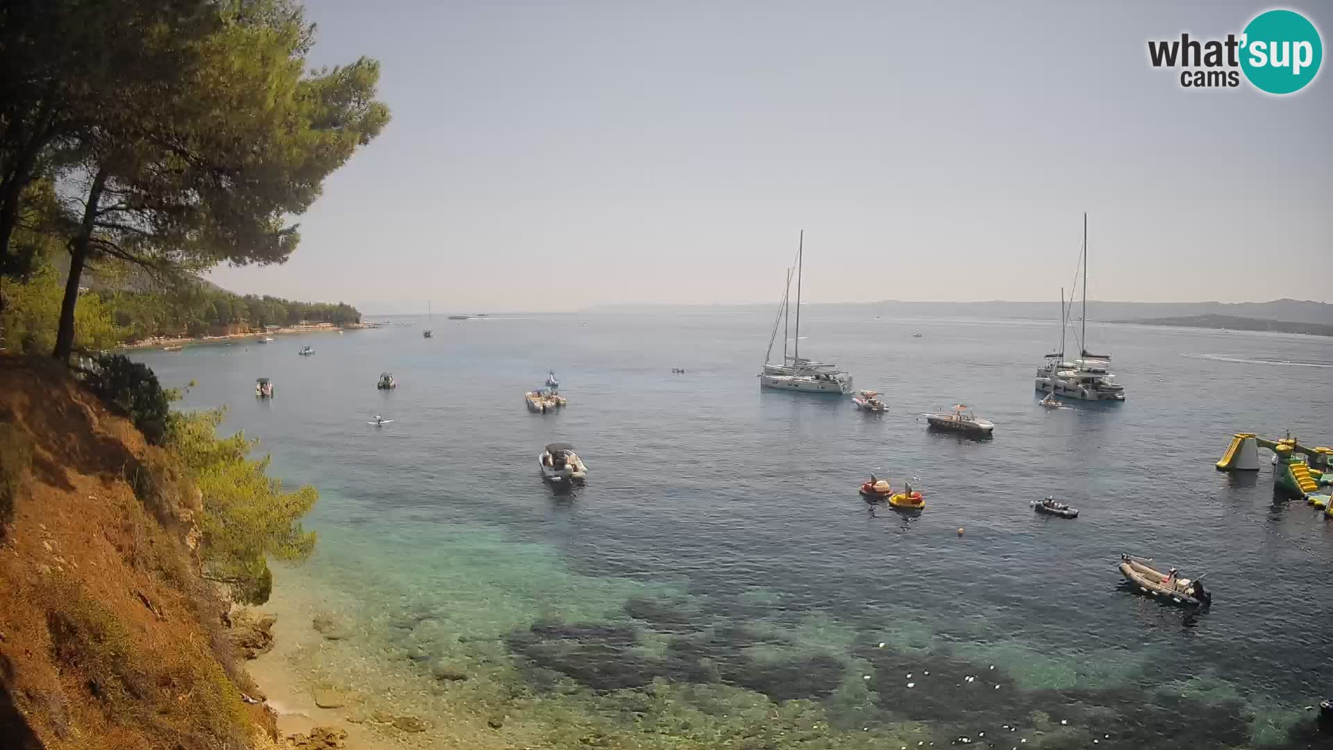 Webcam Potočine Beach Bol – Live View of Borak Beach, Brač Island
