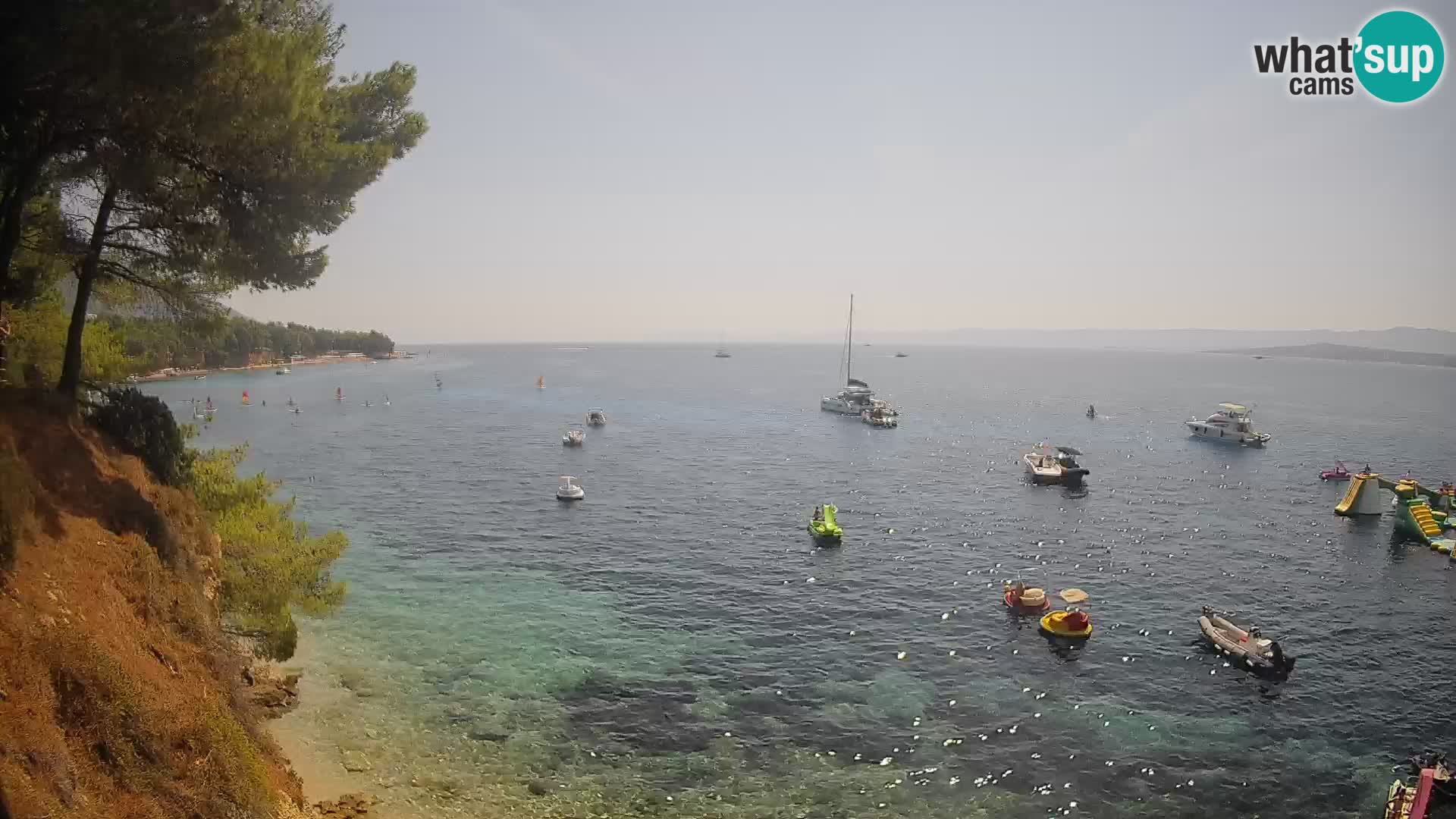 Webcam Potočine Beach Bol – Live View of Borak Beach, Brač Island
