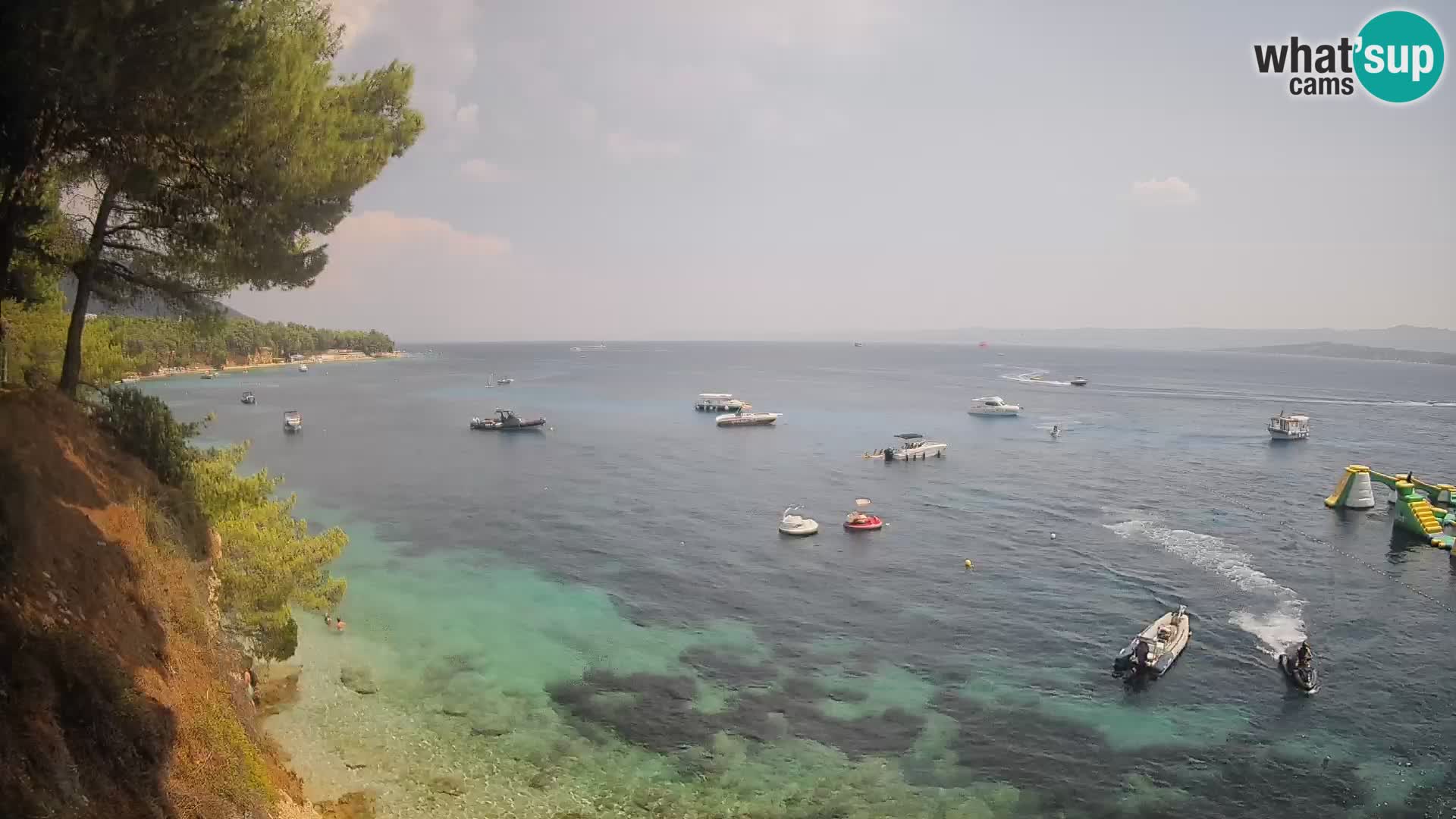 Webcam plage Potočine Bol – Vue en direct sur Borak Beach, île de Brač