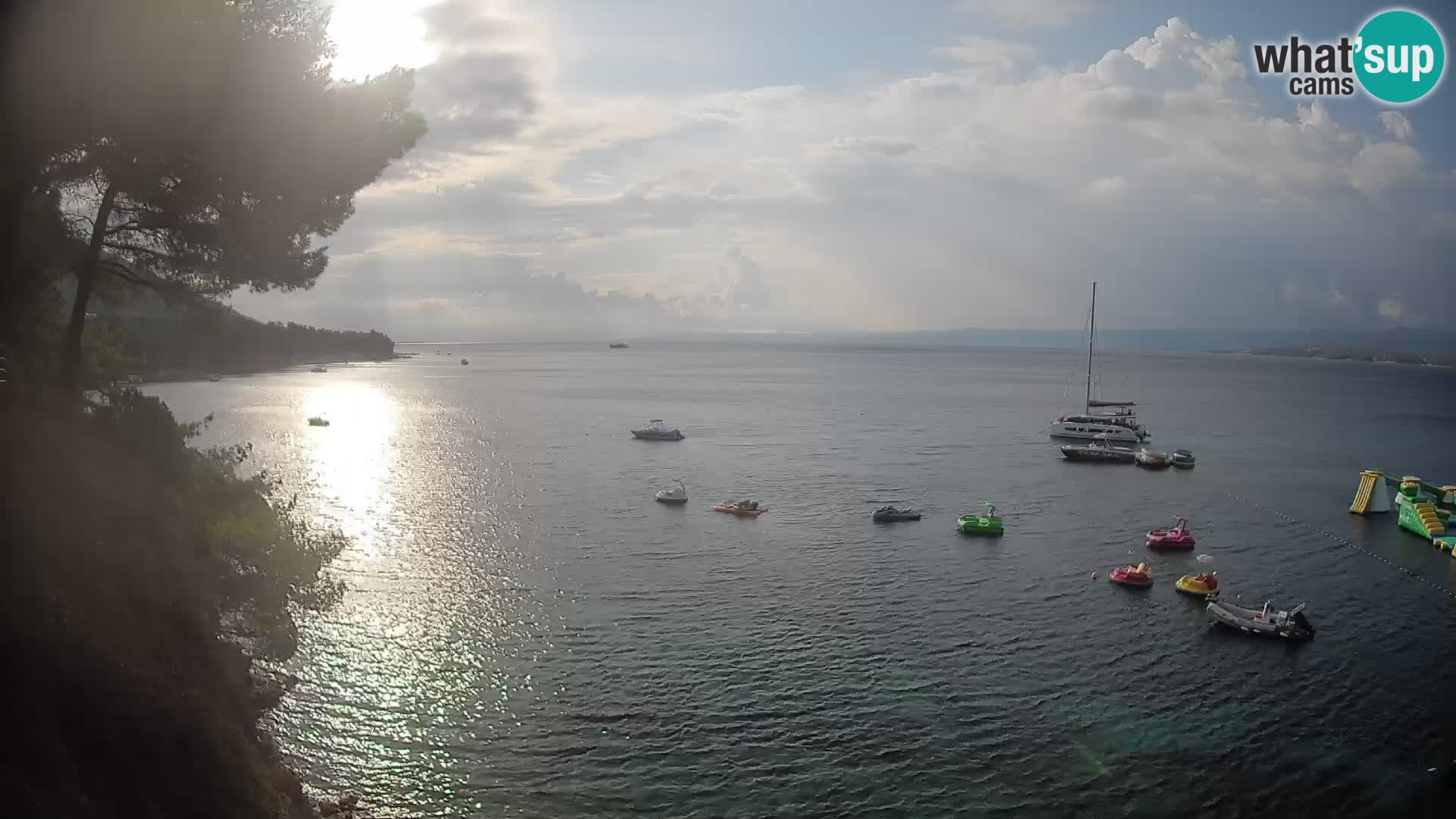 Webcam plage Potočine Bol – Vue en direct sur Borak Beach, île de Brač