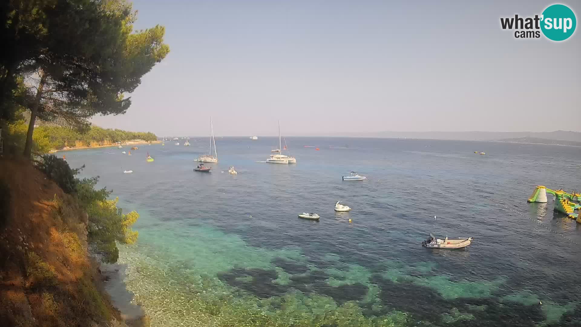 Webcam Strand Potočine Bol – Liveblick auf Borak Beach, Insel Brač