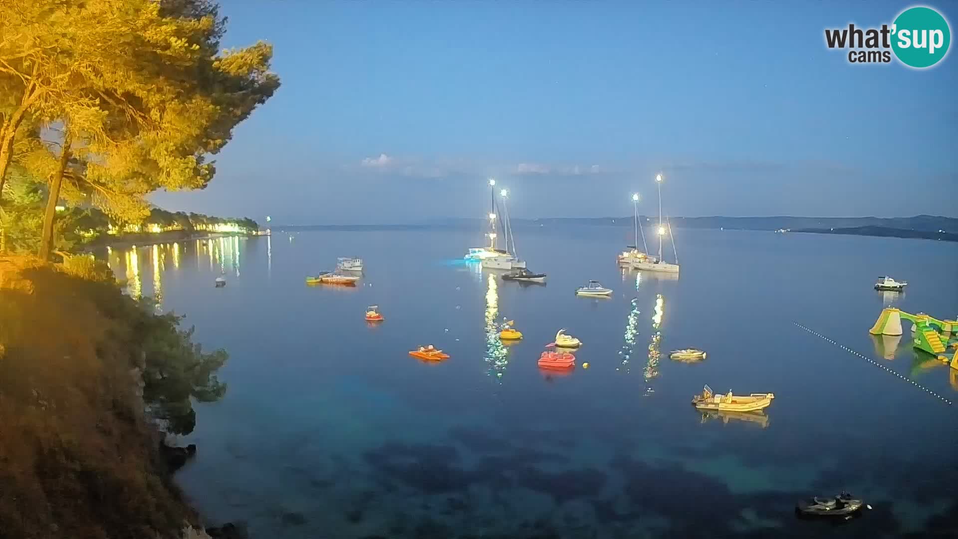 Webcam Strand Potočine Bol – Liveblick auf Borak Beach, Insel Brač