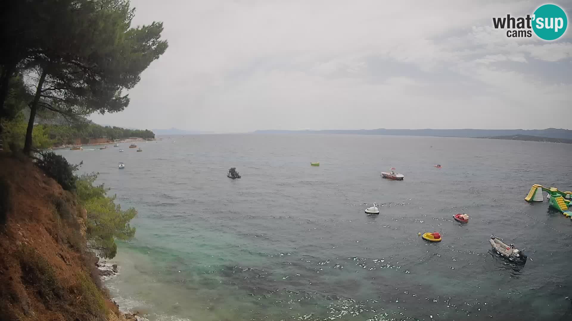 Webcam Strand Potočine Bol – Liveblick auf Borak Beach, Insel Brač