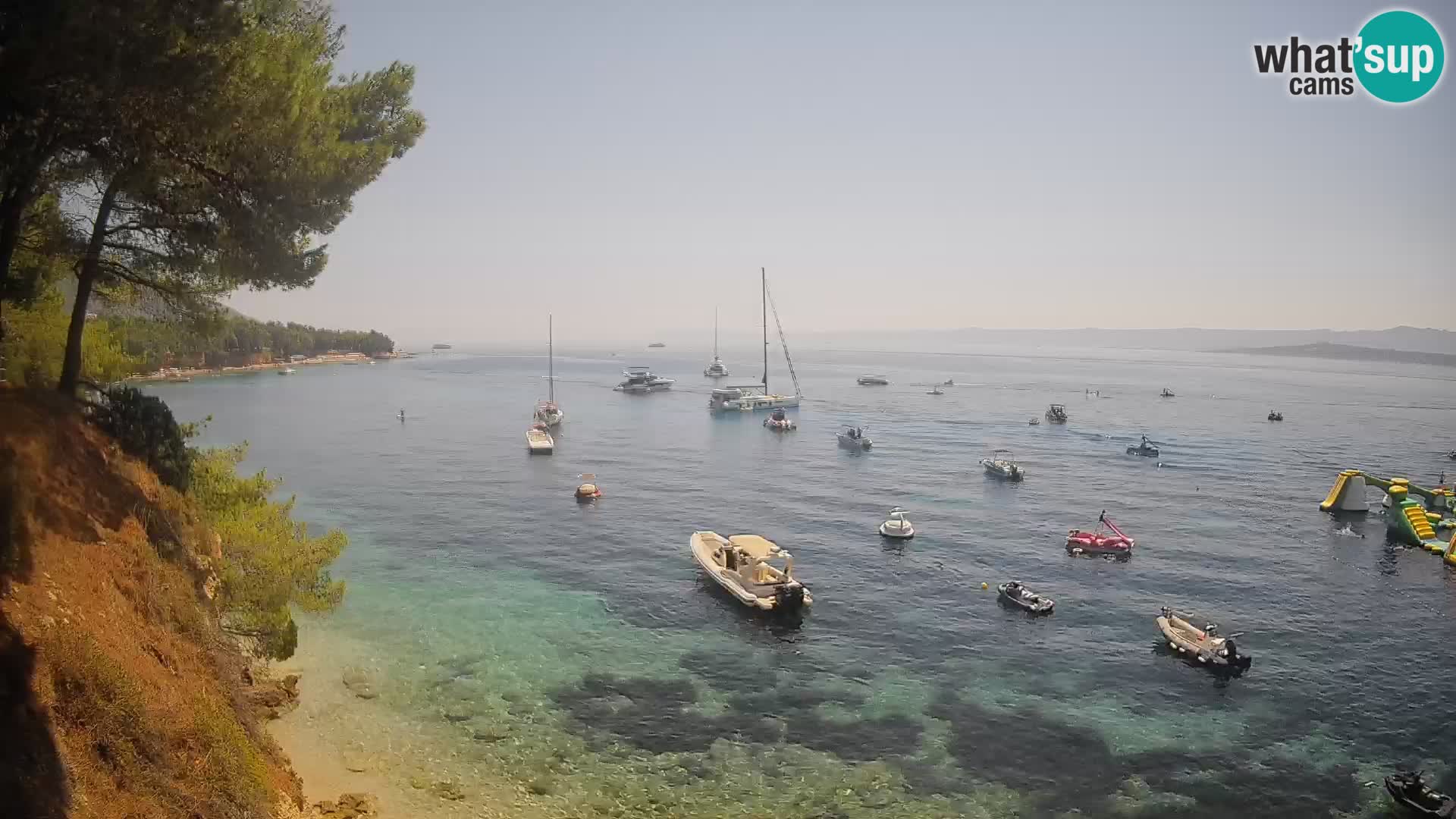 Webcam Potočine Beach Bol – Live View of Borak Beach, Brač Island