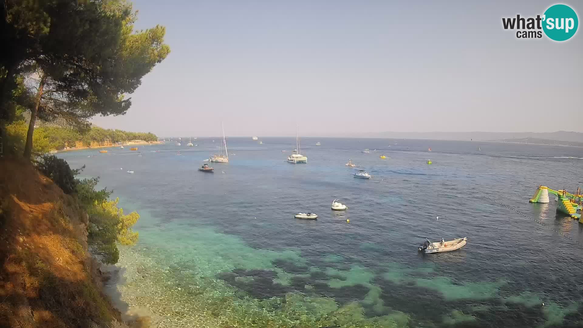 Webcam Potočine Beach Bol – Live View of Borak Beach, Brač Island