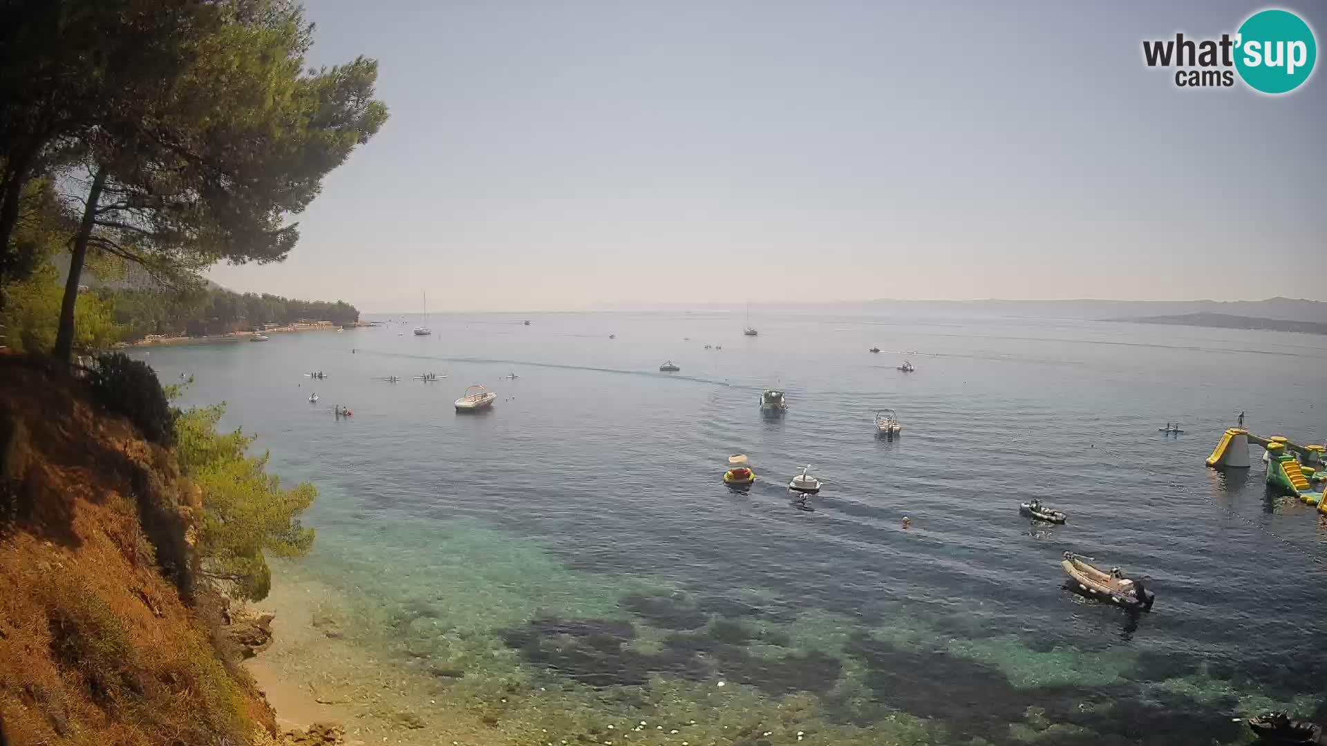 Webcam Potočine Beach Bol – Live View of Borak Beach, Brač Island