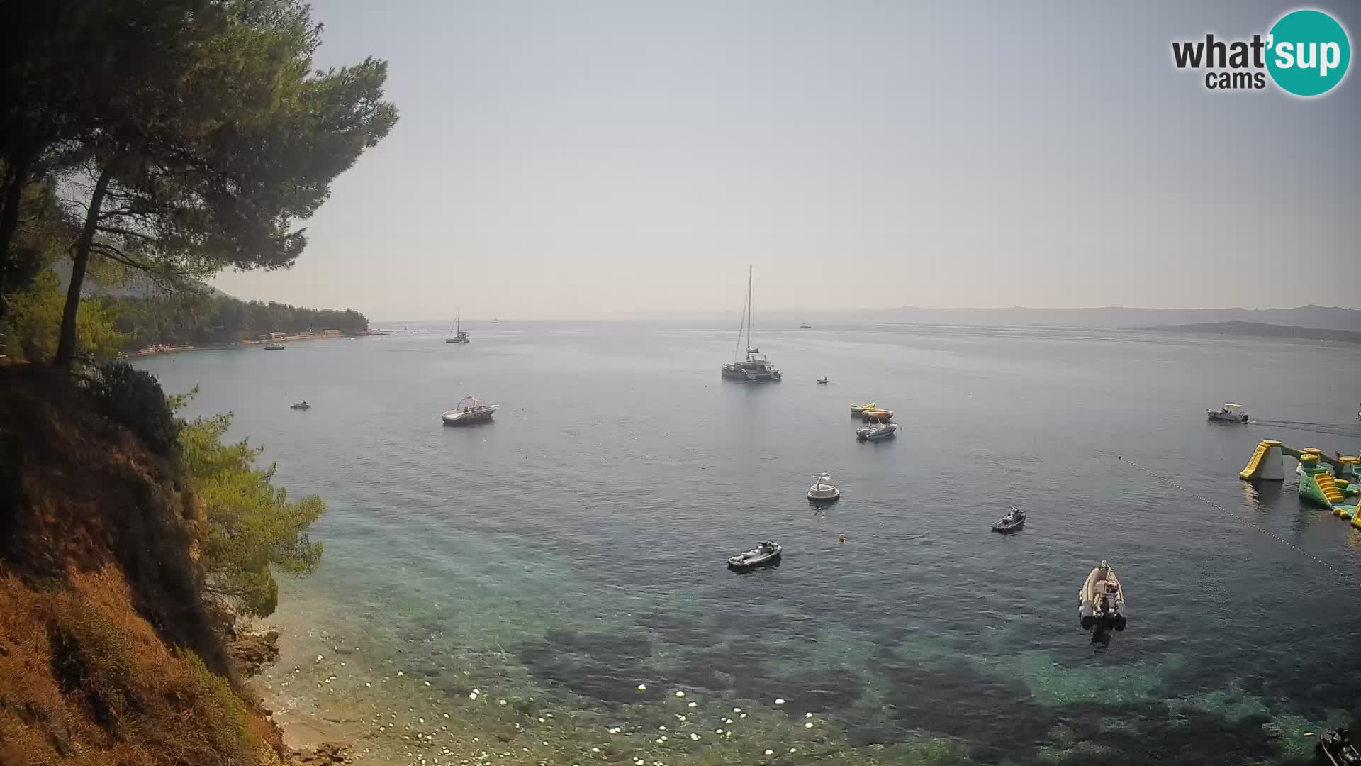 Webcam plage Potočine Bol – Vue en direct sur Borak Beach, île de Brač