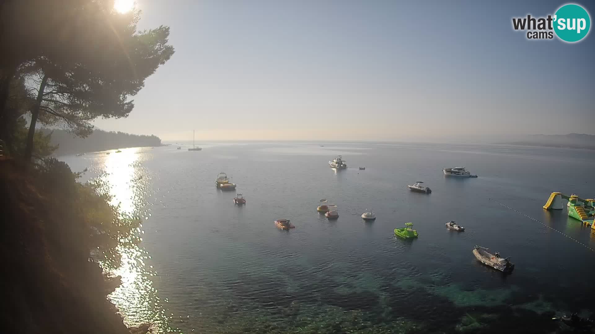 Webcam Playa Potočine Bol – Vista en vivo de Borak Beach, Isla de Brač