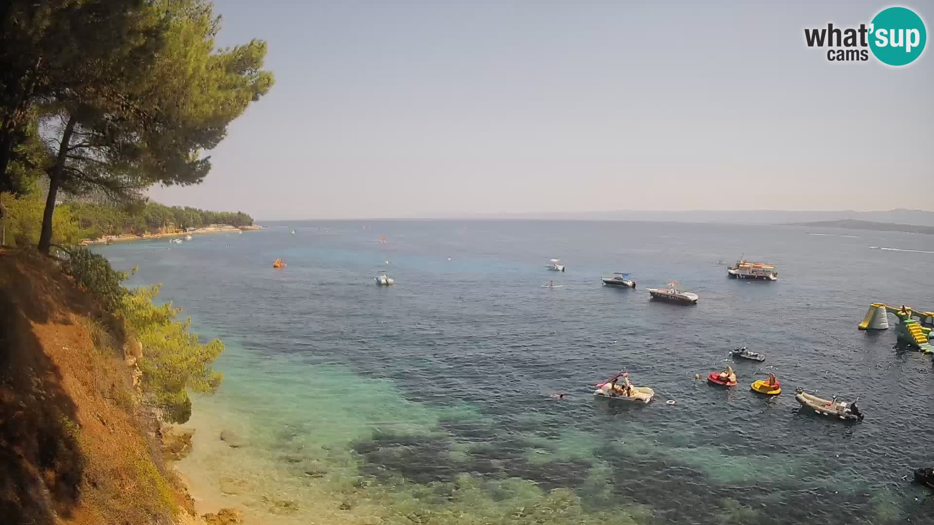 Webcam Playa Potočine Bol – Vista en vivo de Borak Beach, Isla de Brač