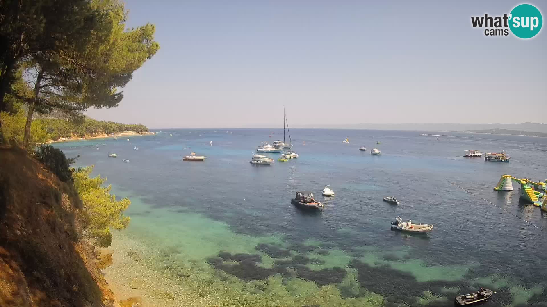 Webcam Playa Potočine Bol – Vista en vivo de Borak Beach, Isla de Brač
