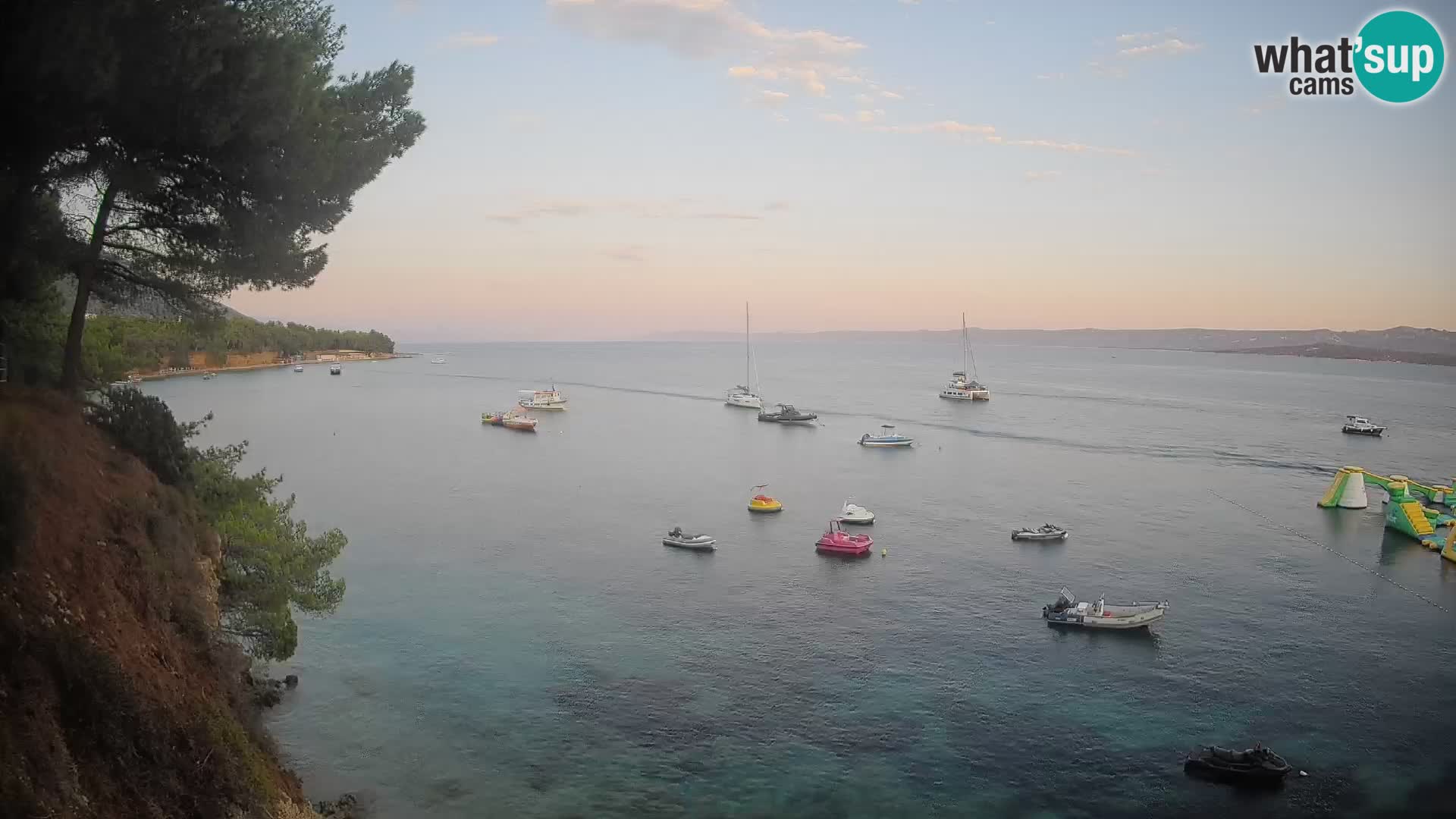 Webcam Potočine Beach Bol – Live View of Borak Beach, Brač Island