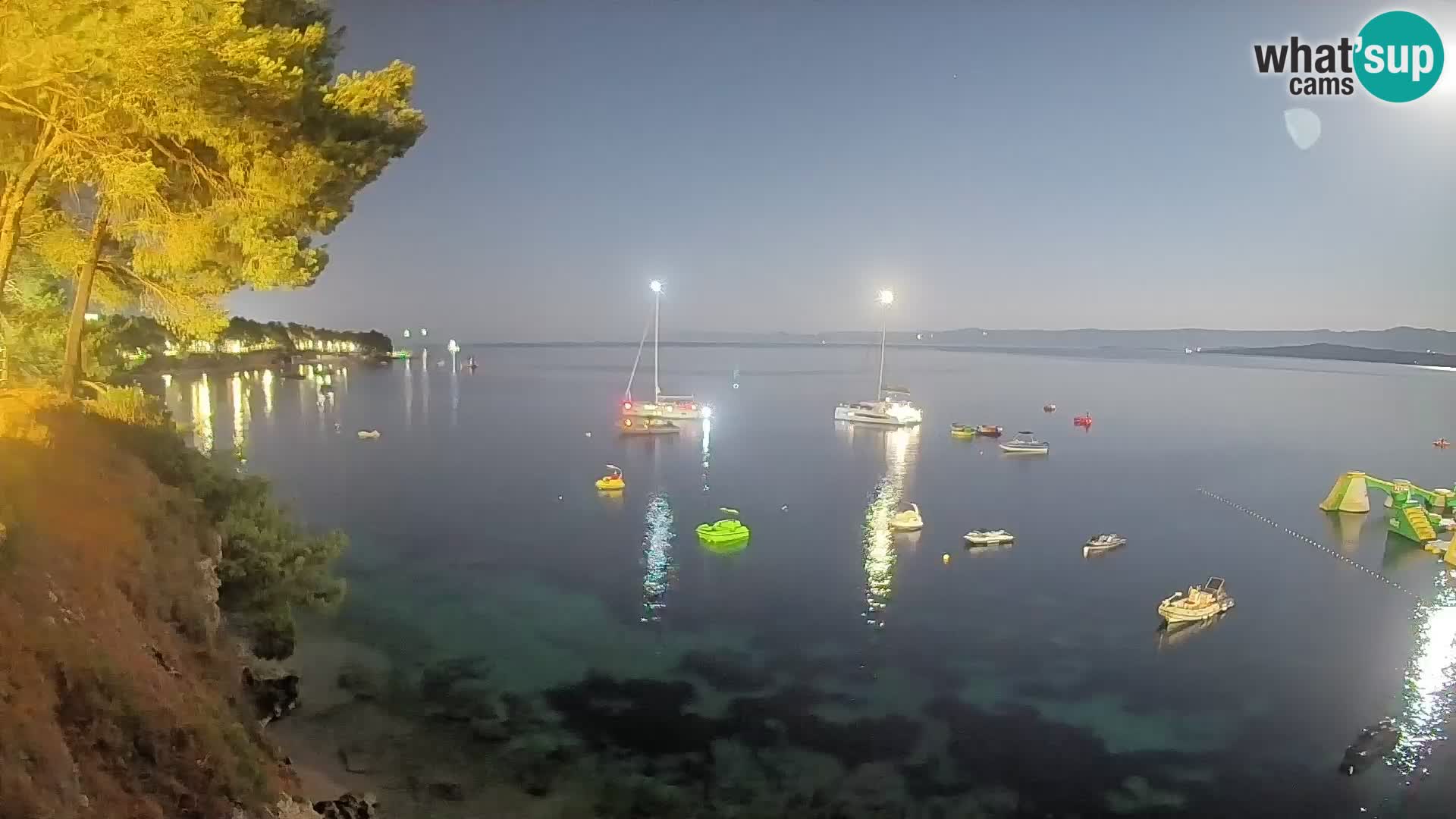 Webcam plage Potočine Bol – Vue en direct sur Borak Beach, île de Brač