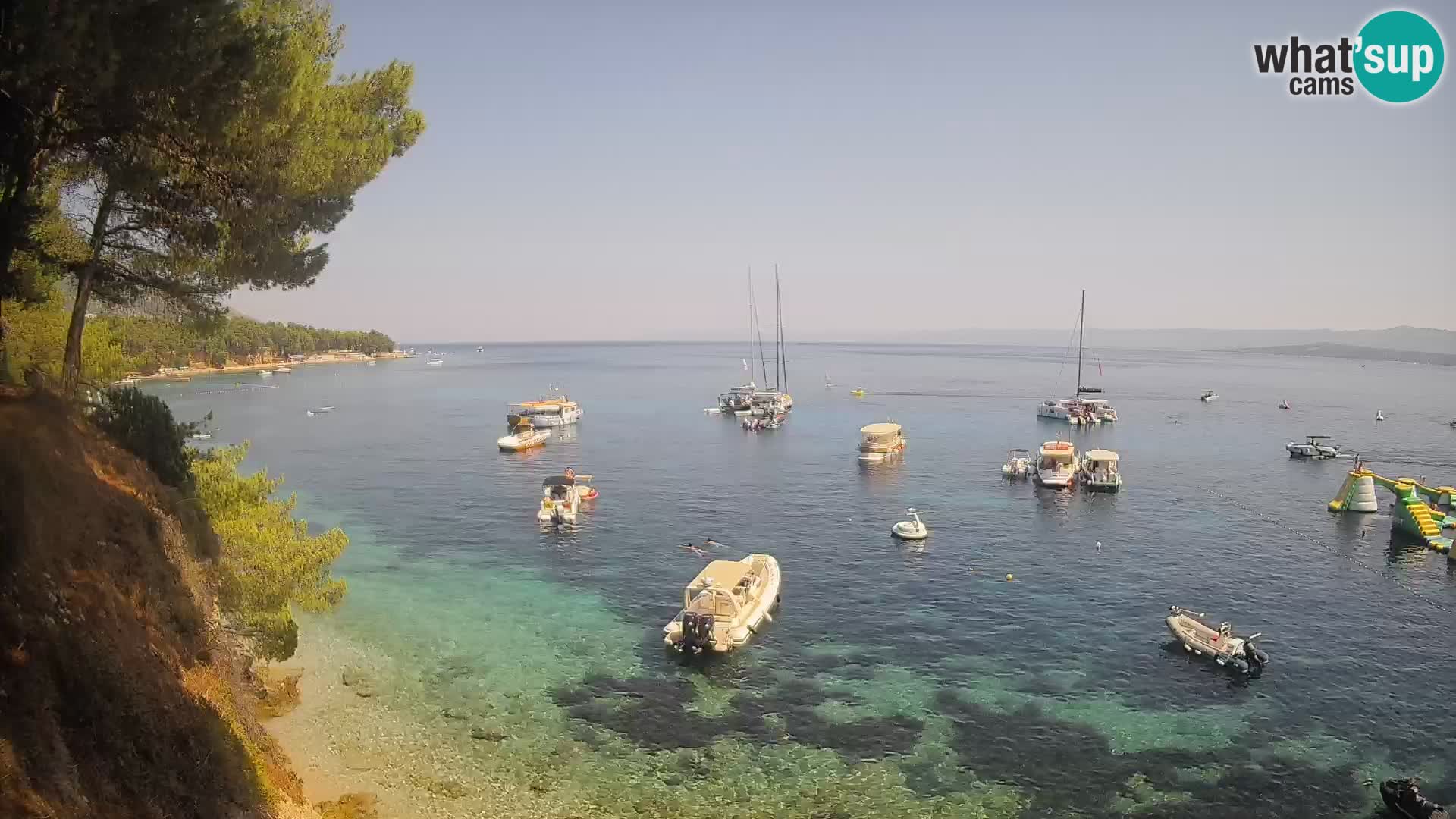 Webcam Strand Potočine Bol – Liveblick auf Borak Beach, Insel Brač