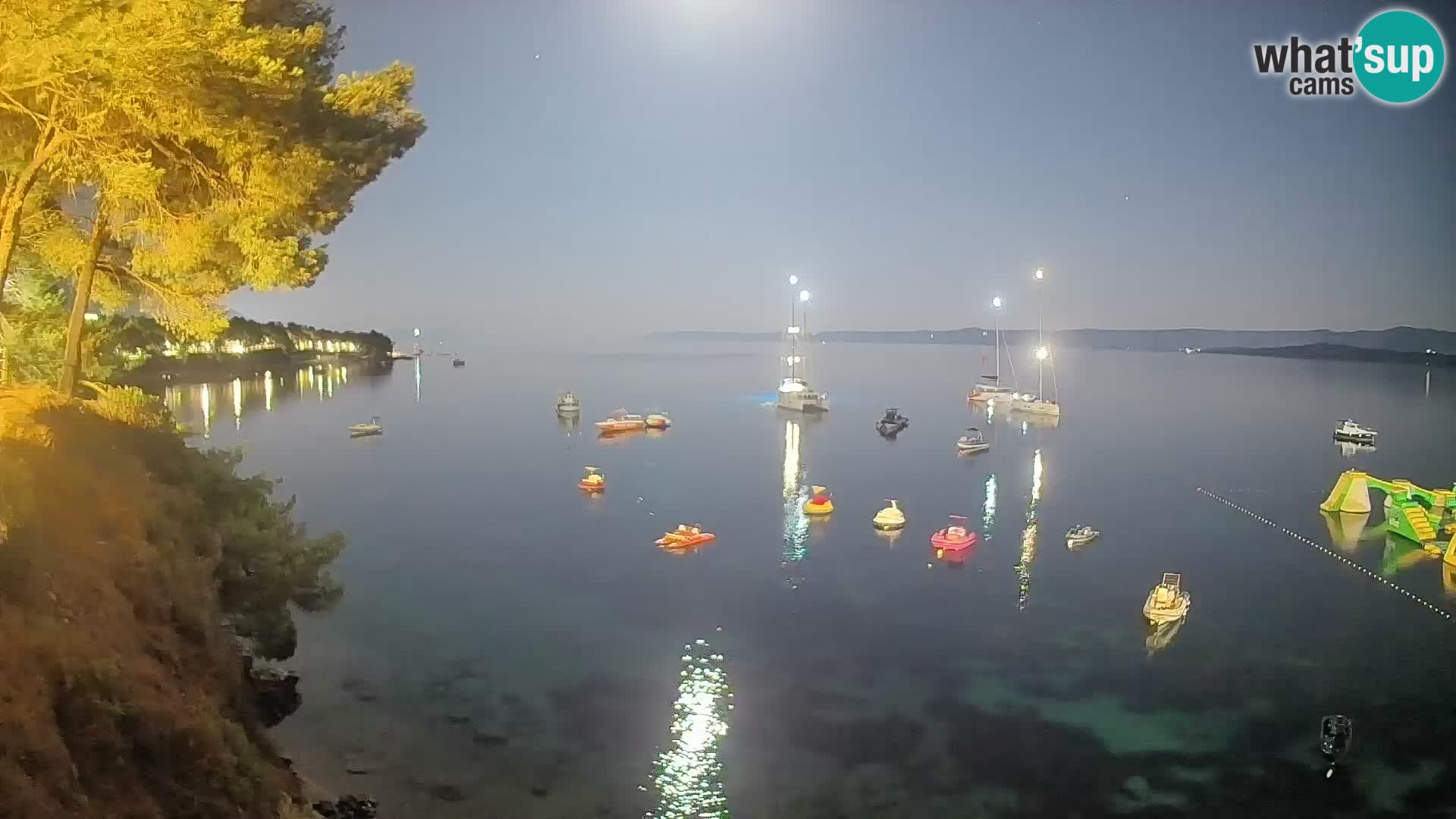 Webcam Playa Potočine Bol – Vista en vivo de Borak Beach, Isla de Brač