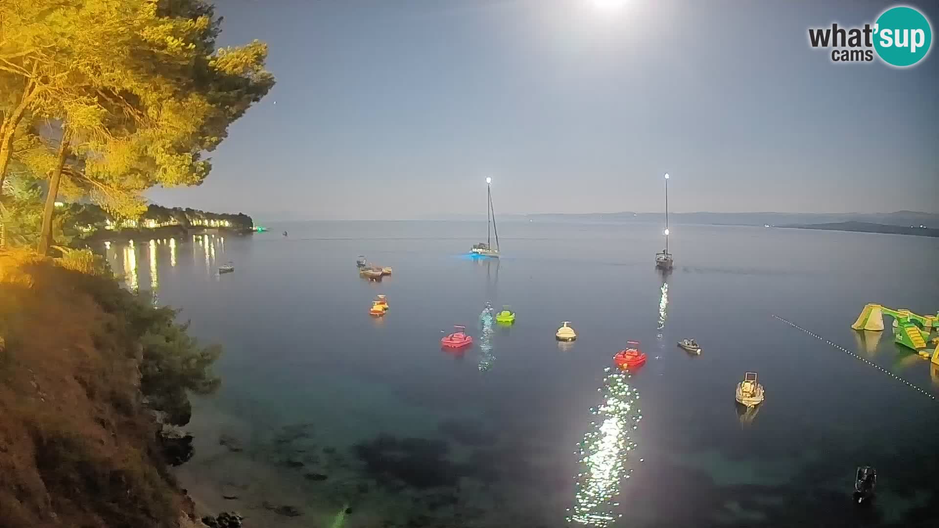 Webcam Potočine Beach Bol – Live View of Borak Beach, Brač Island