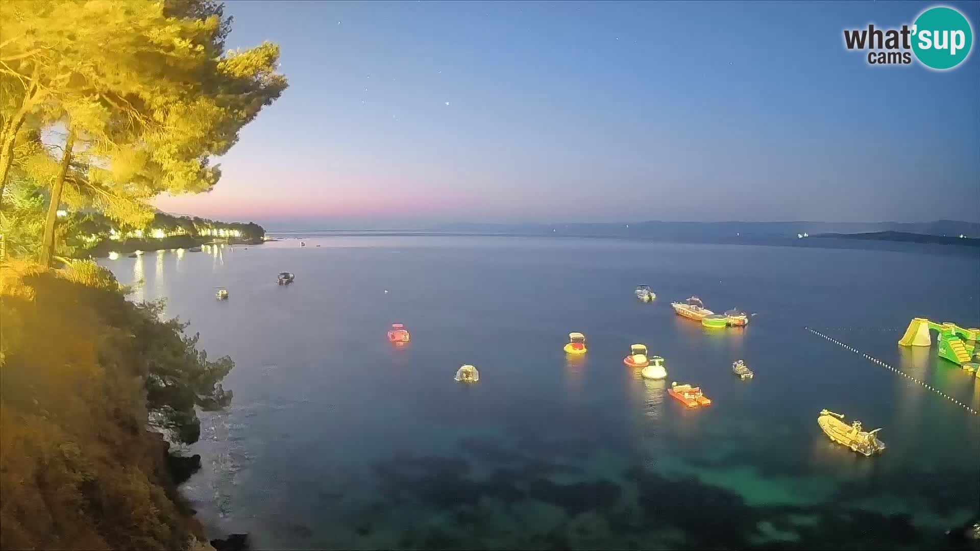 Web kamera Potočine Bol – Pogled uživo na plažu Borak, otok Brač