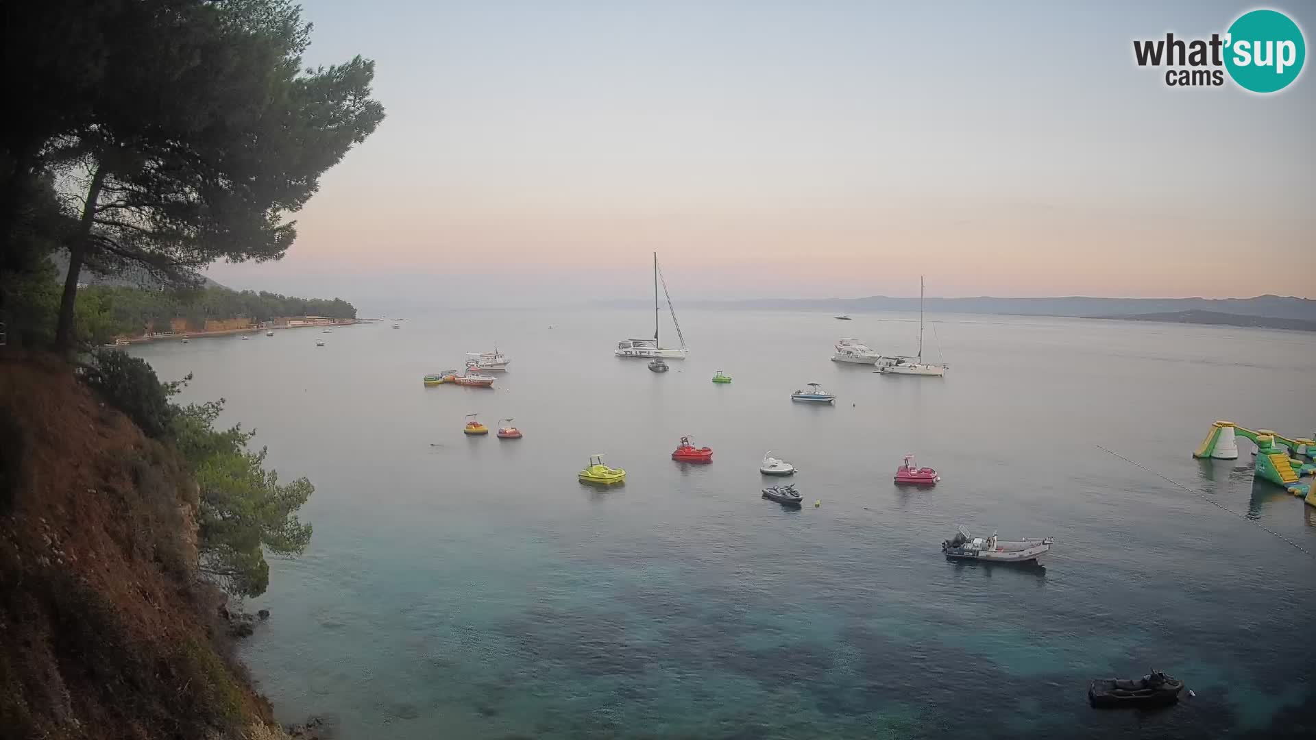 Webcam Playa Potočine Bol – Vista en vivo de Borak Beach, Isla de Brač