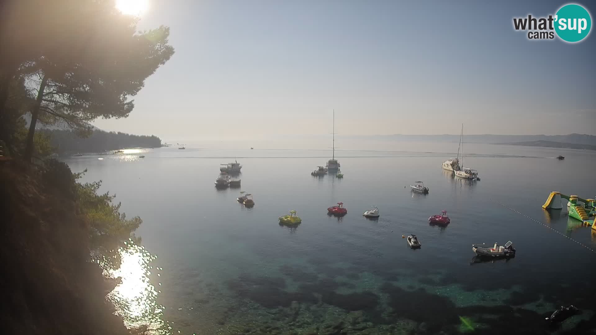Webcam Strand Potočine Bol – Liveblick auf Borak Beach, Insel Brač