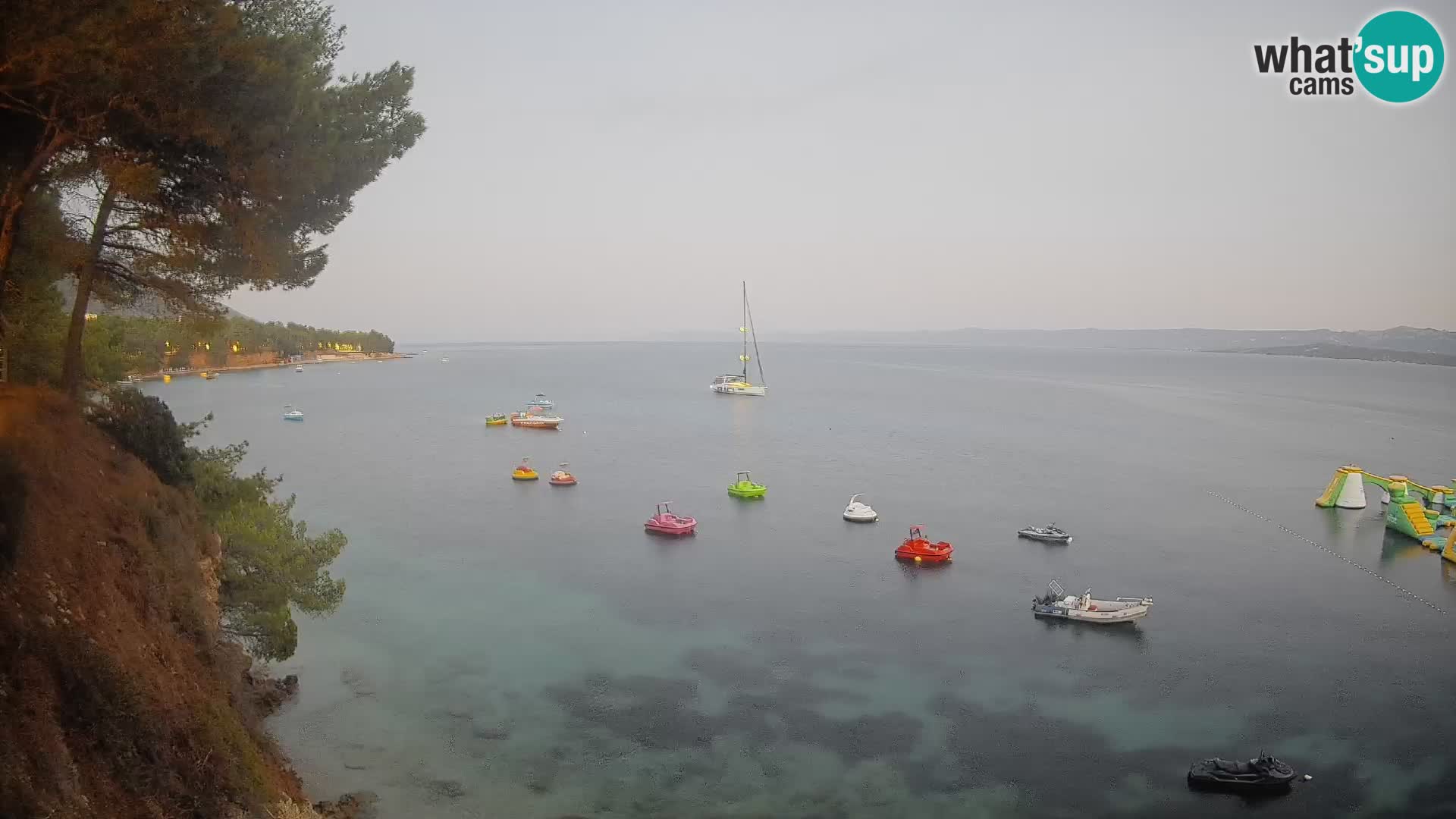Webcam Playa Potočine Bol – Vista en vivo de Borak Beach, Isla de Brač