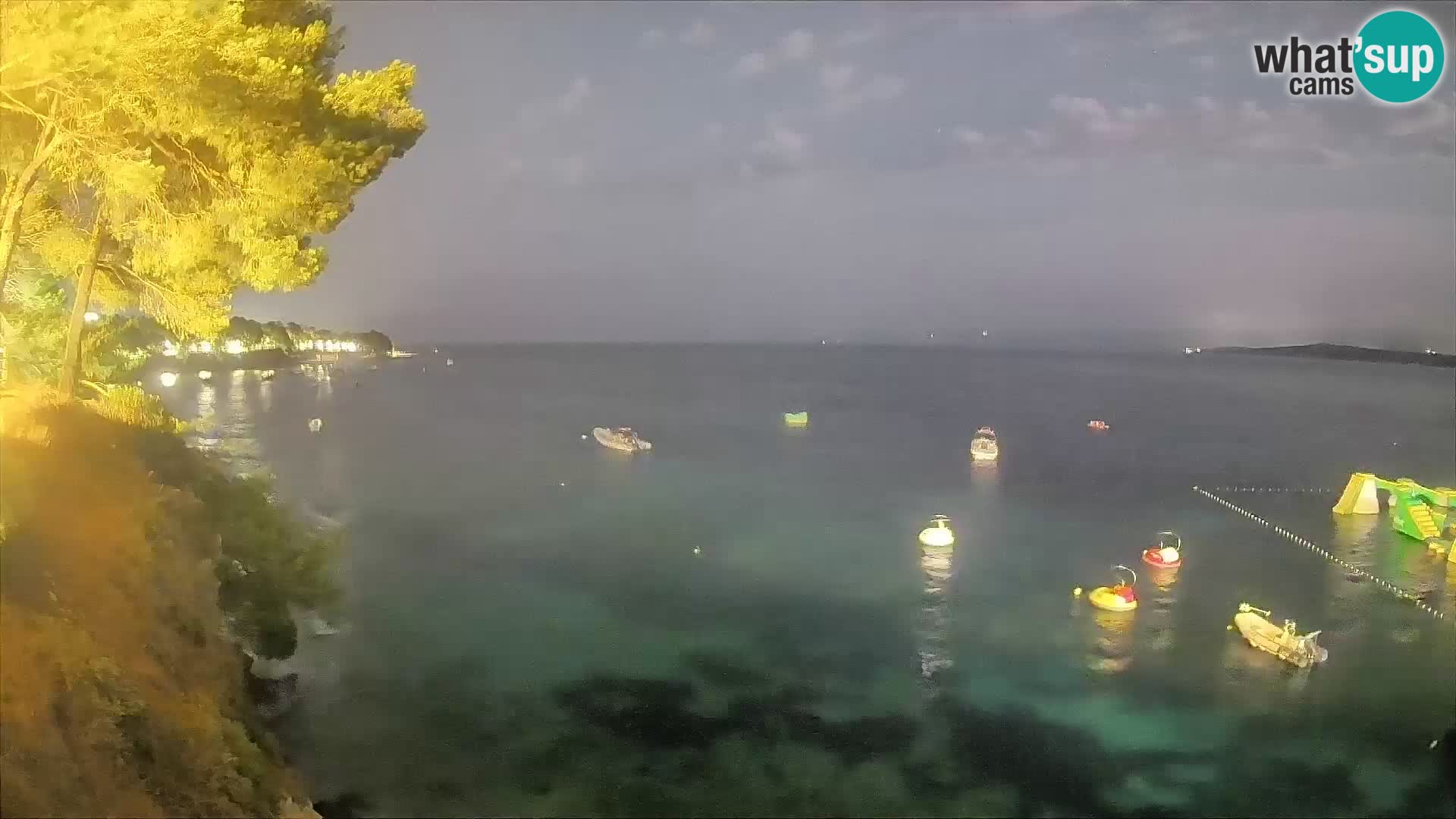Webcam plage Potočine Bol – Vue en direct sur Borak Beach, île de Brač