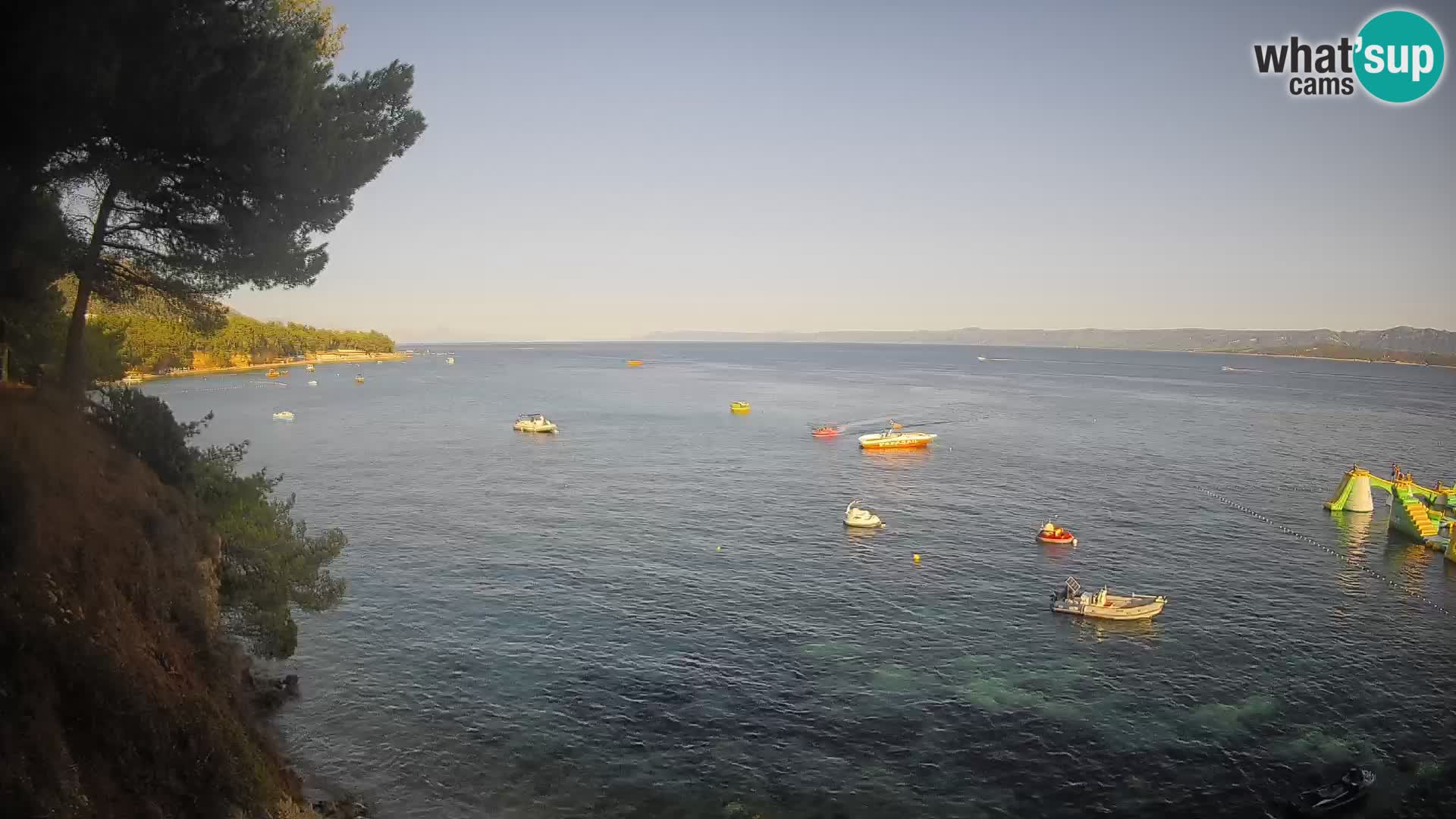 Webcam plage Potočine Bol – Vue en direct sur Borak Beach, île de Brač
