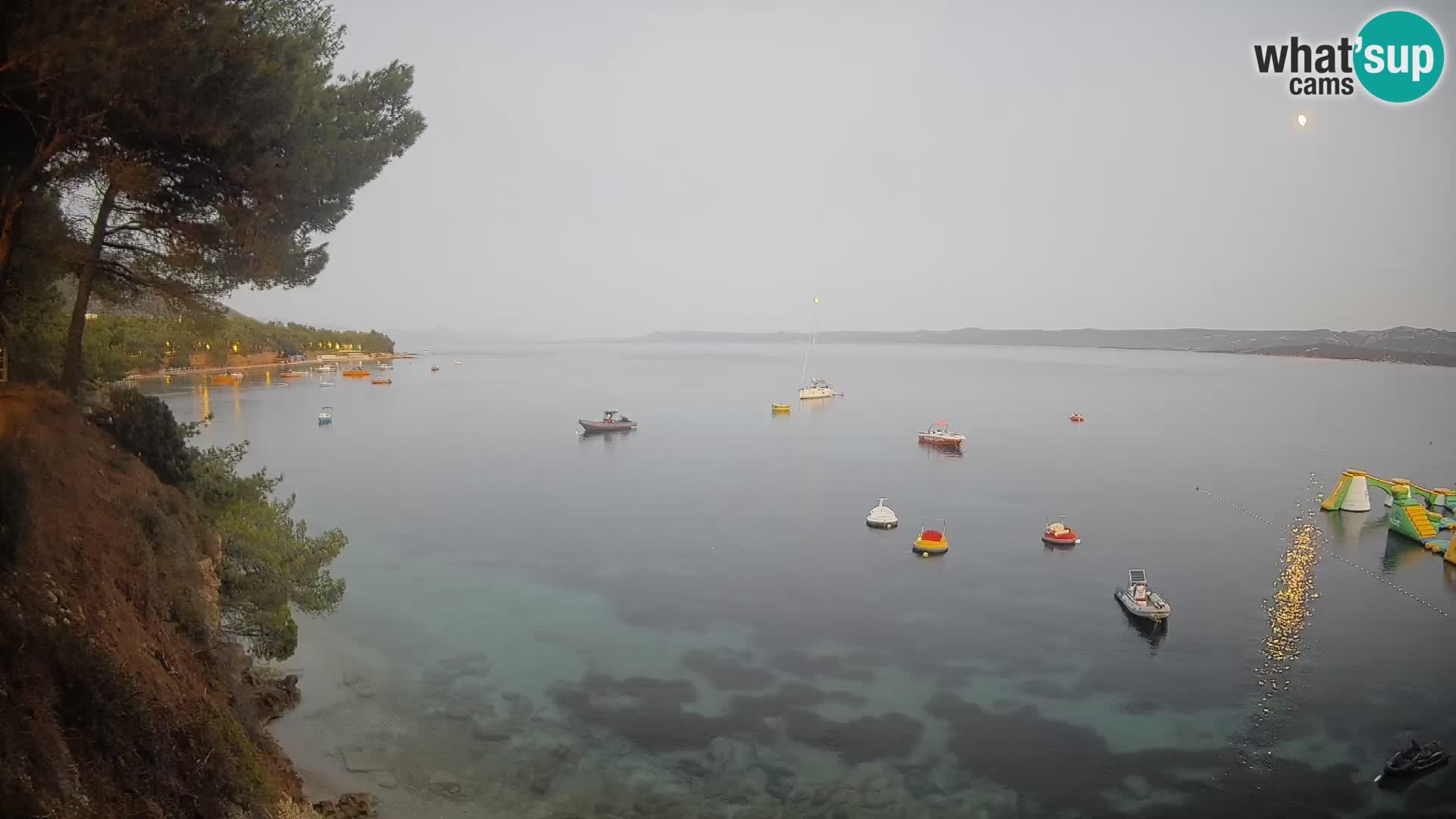 Webcam Playa Potočine Bol – Vista en vivo de Borak Beach, Isla de Brač