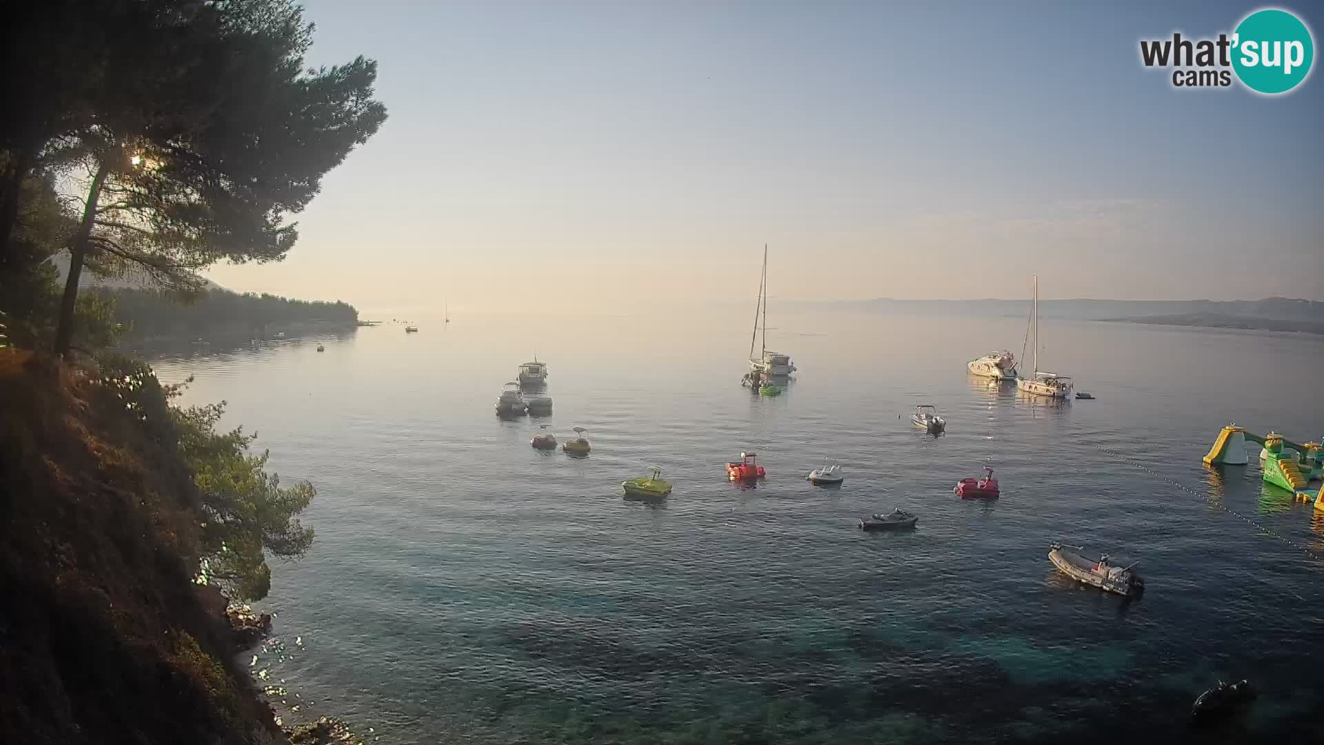 Webcam Potočine Beach Bol – Live View of Borak Beach, Brač Island