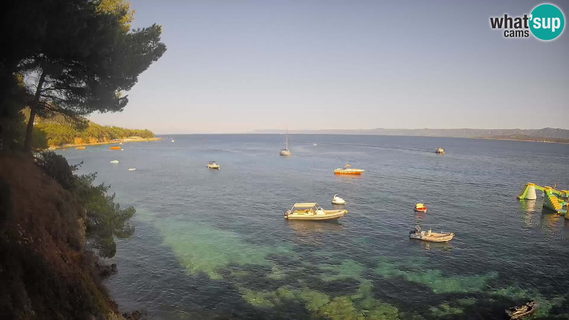 Webcam Strand Potočine Bol – Liveblick auf Borak Beach, Insel Brač