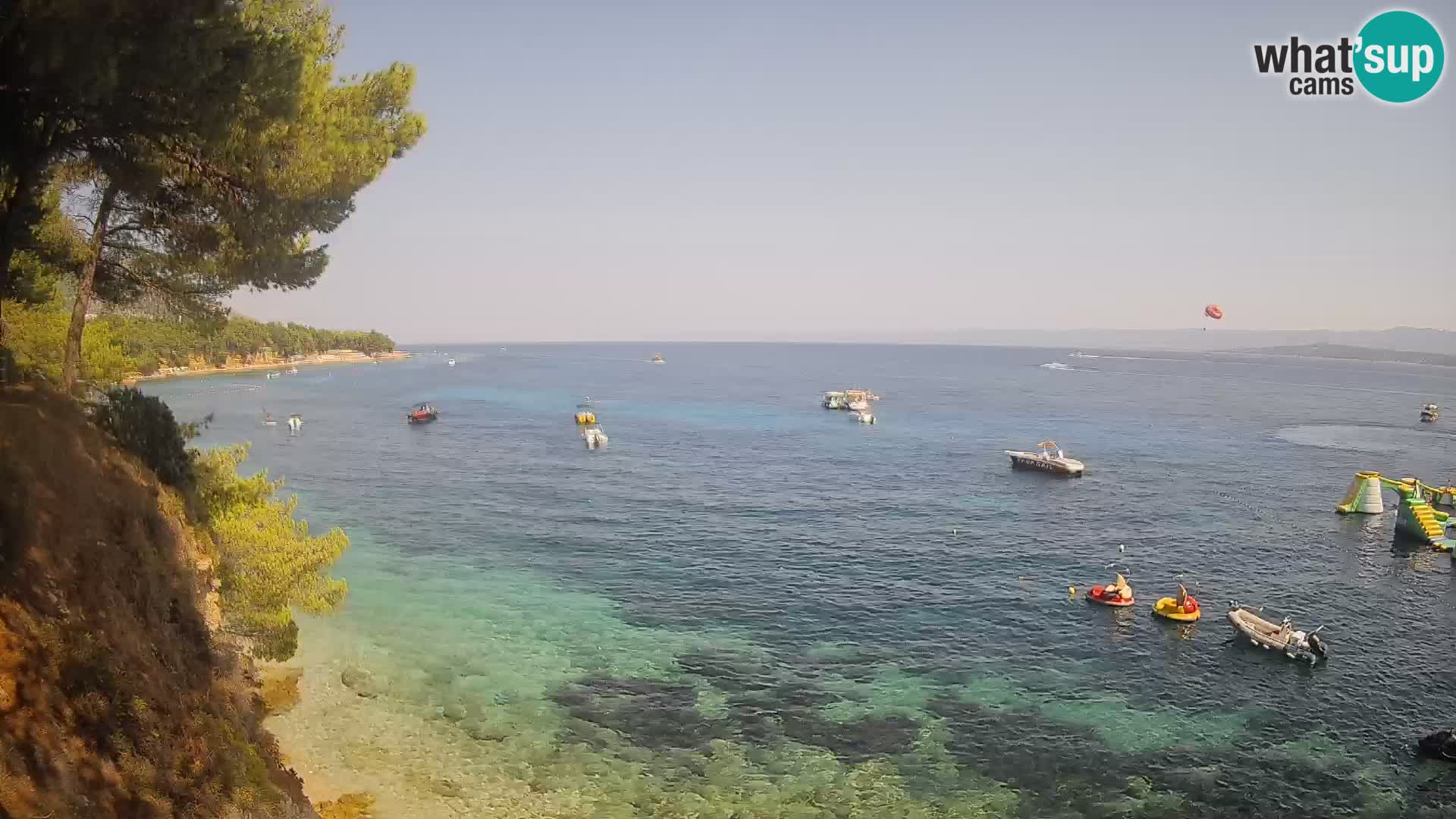 Webcam Strand Potočine Bol – Liveblick auf Borak Beach, Insel Brač