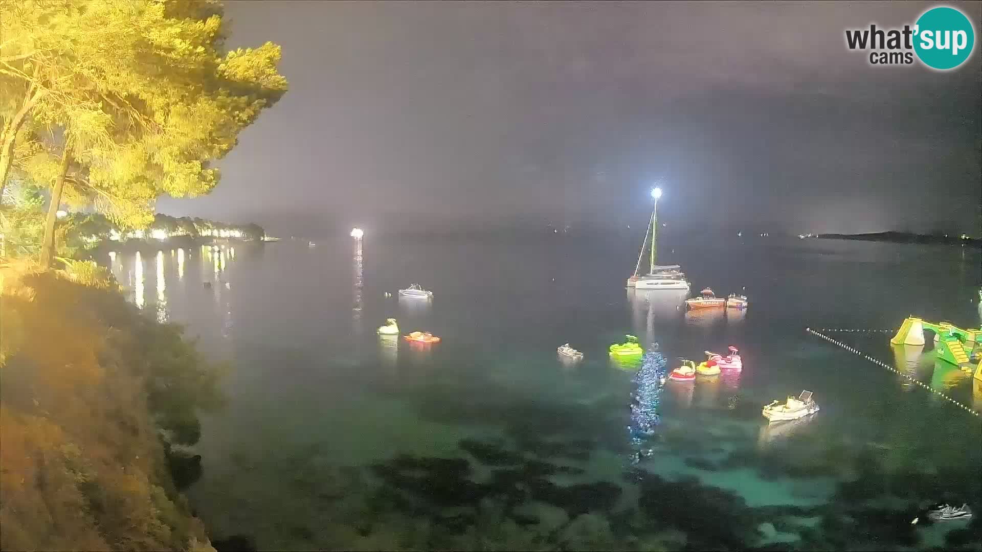 Webcam plage Potočine Bol – Vue en direct sur Borak Beach, île de Brač