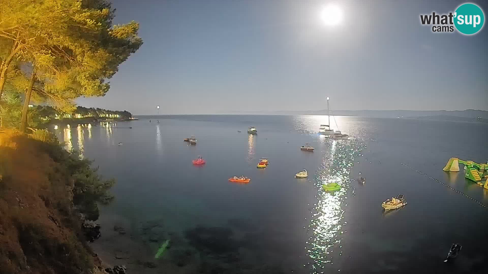 Webcam Playa Potočine Bol – Vista en vivo de Borak Beach, Isla de Brač