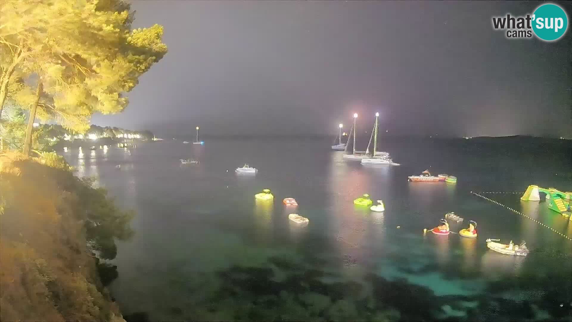 Webcam plage Potočine Bol – Vue en direct sur Borak Beach, île de Brač