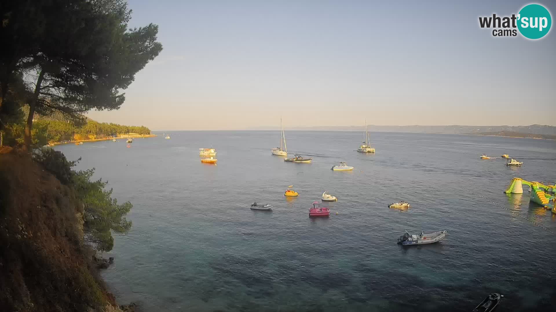 Webcam Strand Potočine Bol – Liveblick auf Borak Beach, Insel Brač
