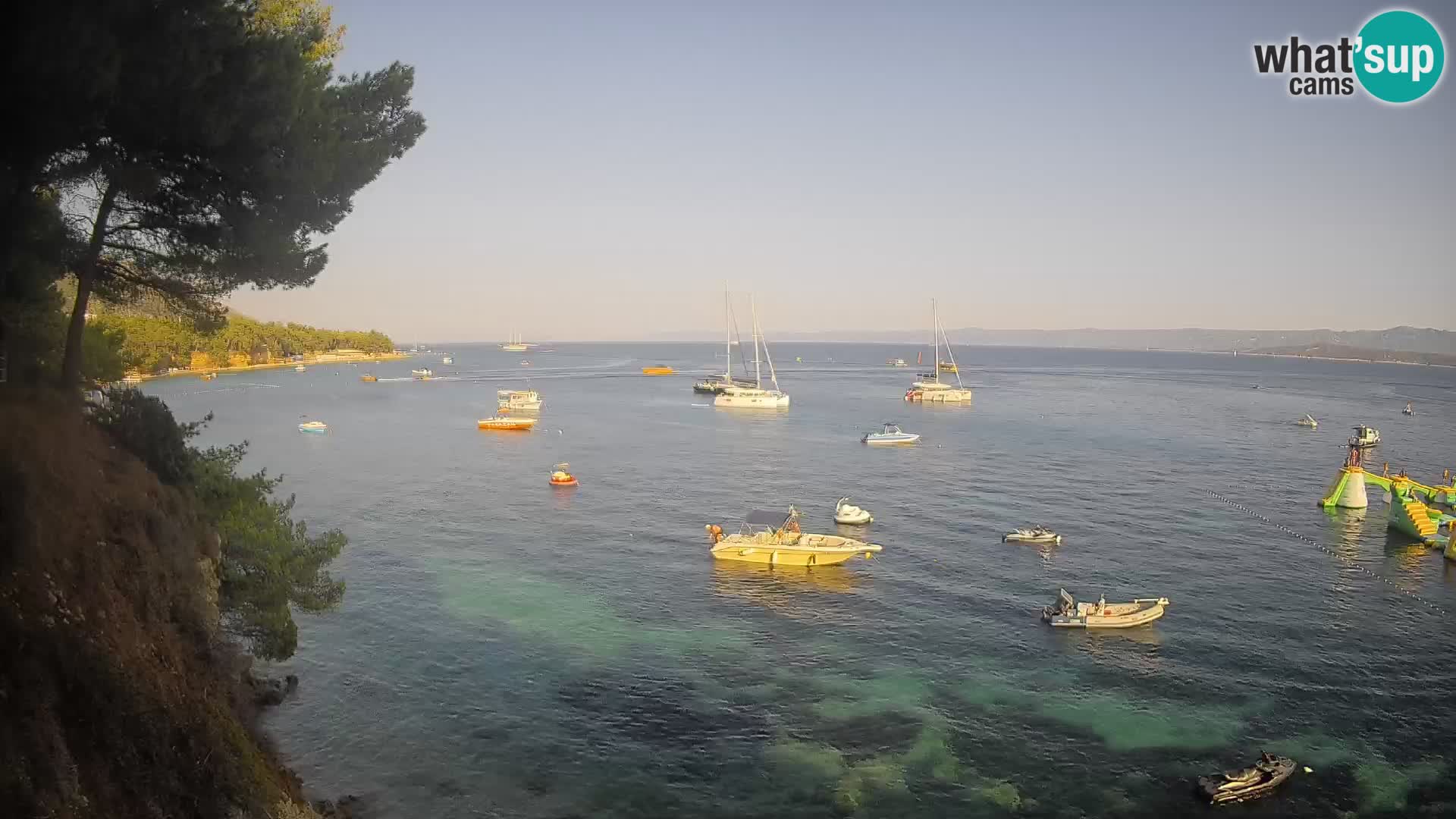 Webcam Potočine Beach Bol – Live View of Borak Beach, Brač Island