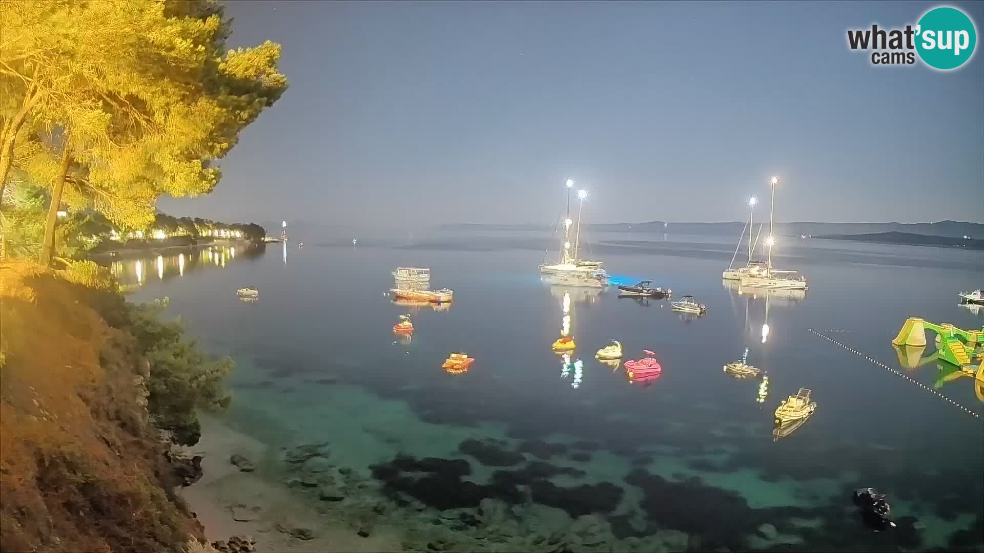 Webcam Strand Potočine Bol – Liveblick auf Borak Beach, Insel Brač