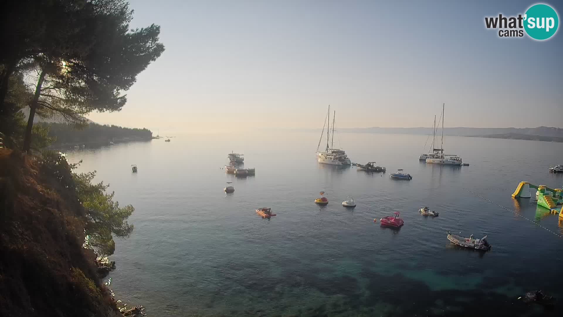 Webcam Playa Potočine Bol – Vista en vivo de Borak Beach, Isla de Brač