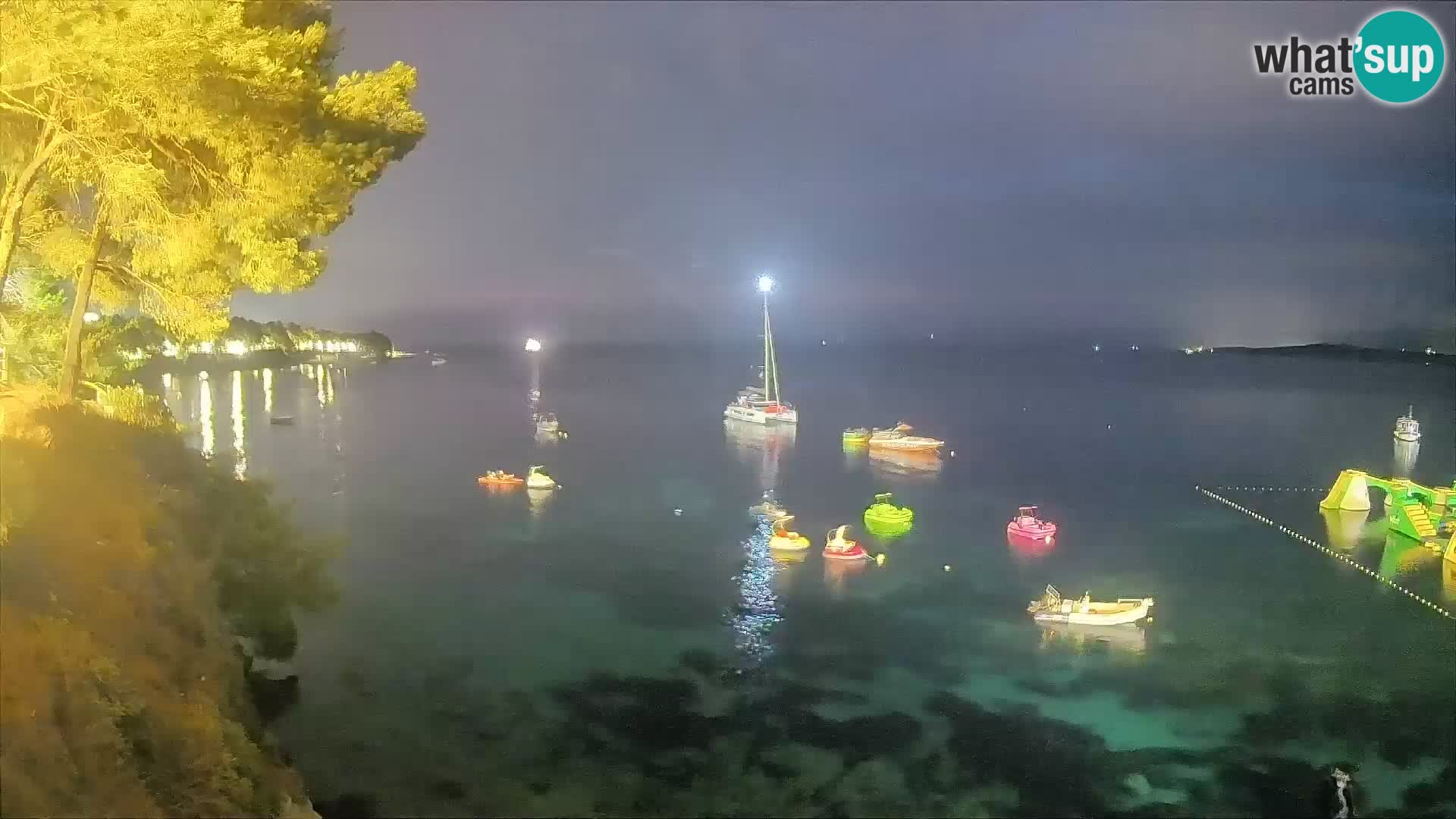 Webcam plage Potočine Bol – Vue en direct sur Borak Beach, île de Brač
