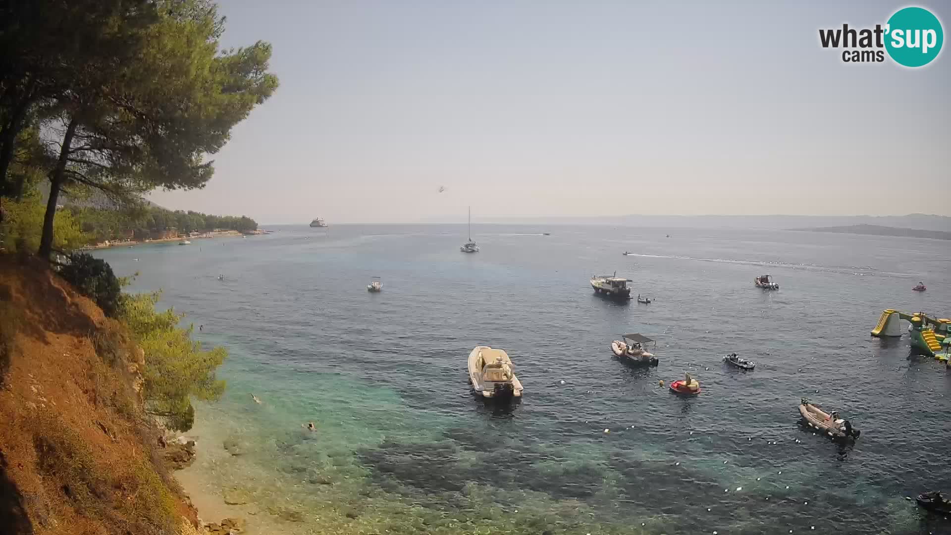 Webcam Playa Potočine Bol – Vista en vivo de Borak Beach, Isla de Brač