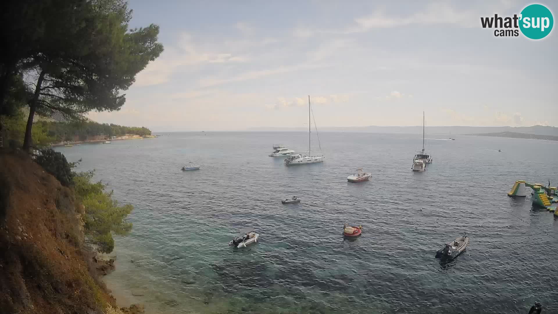 Webcam Potočine Beach Bol – Live View of Borak Beach, Brač Island
