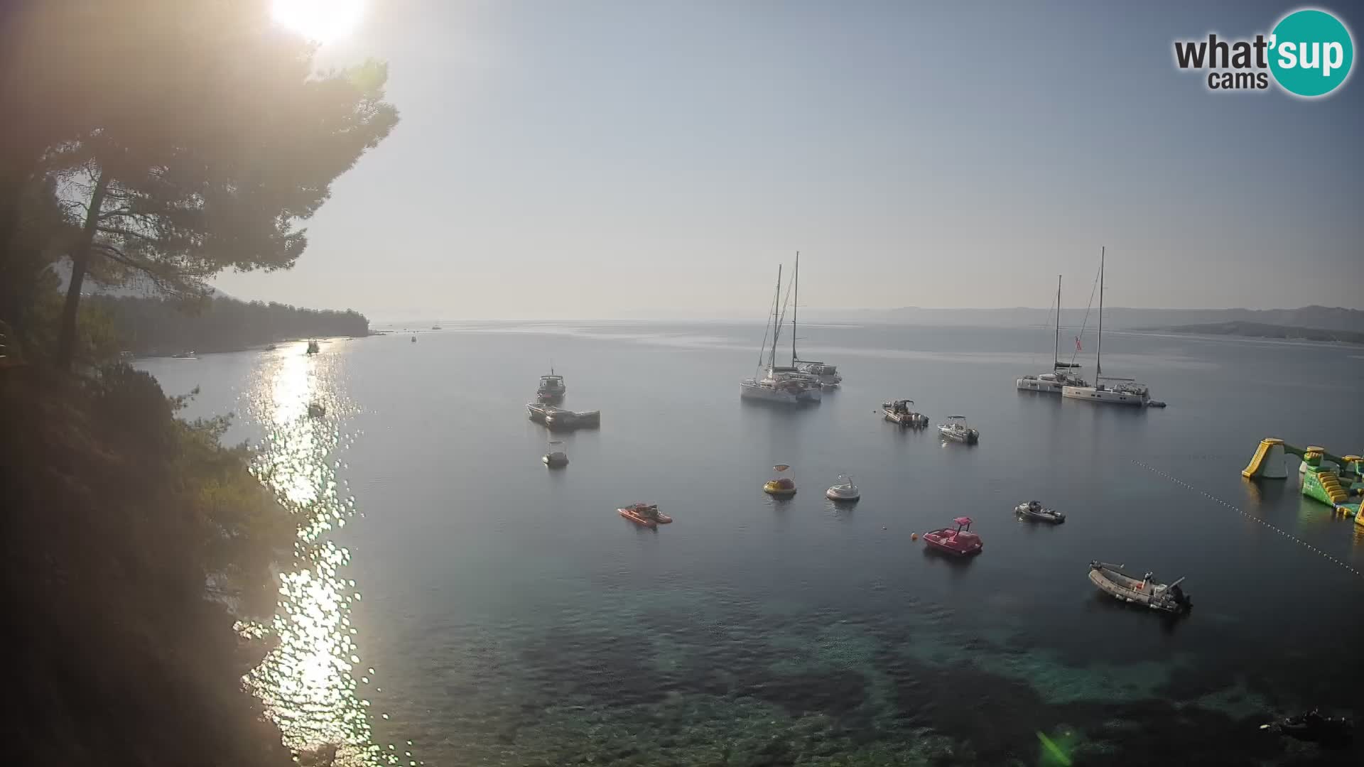 Webcam Strand Potočine Bol – Liveblick auf Borak Beach, Insel Brač