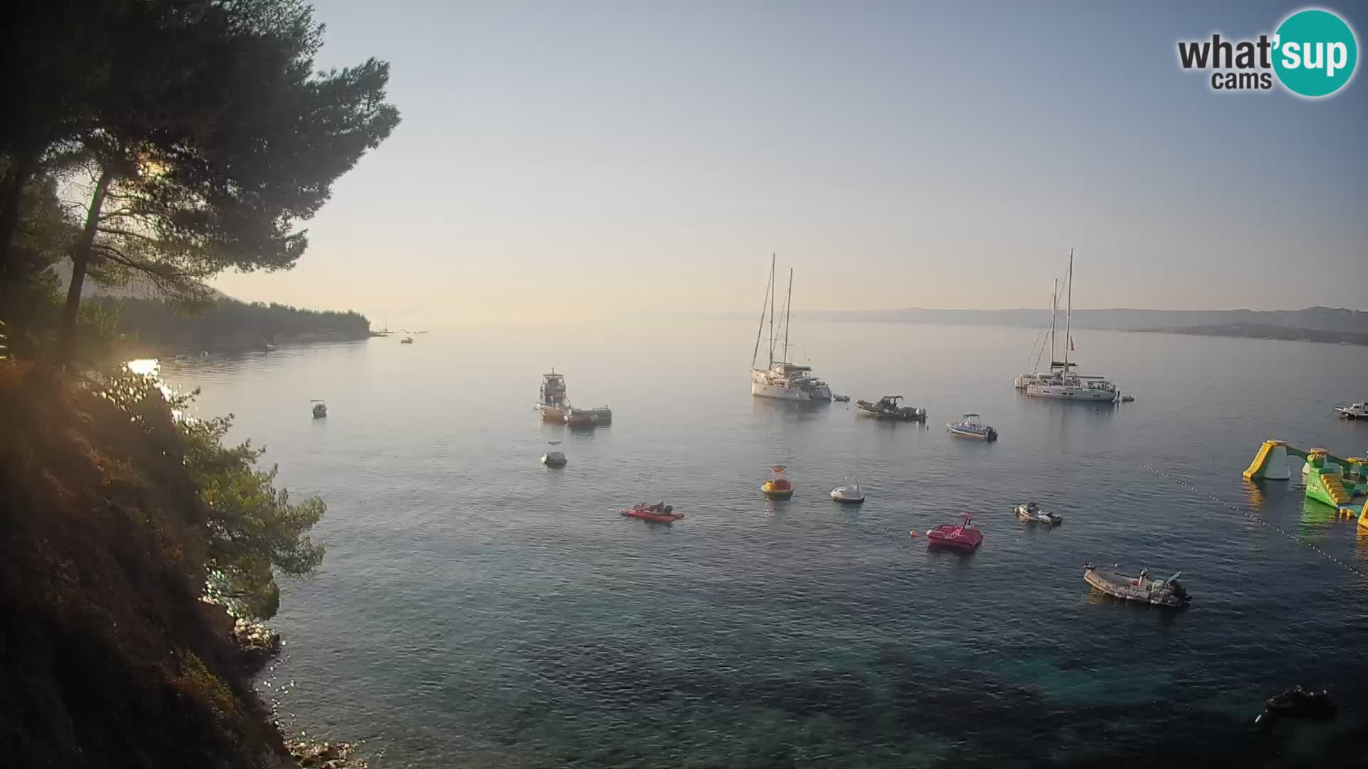 Webcam Potočine Beach Bol – Live View of Borak Beach, Brač Island