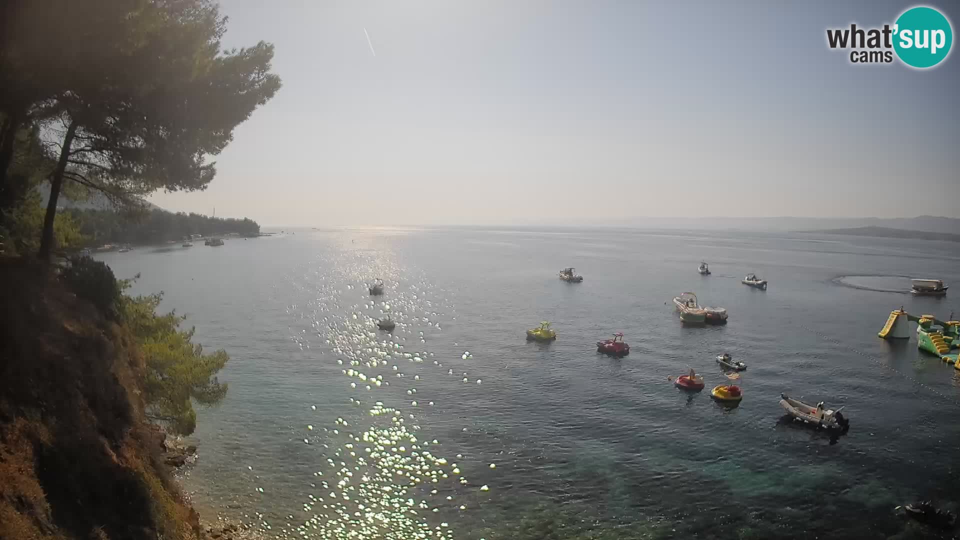 Webcam Playa Potočine Bol – Vista en vivo de Borak Beach, Isla de Brač