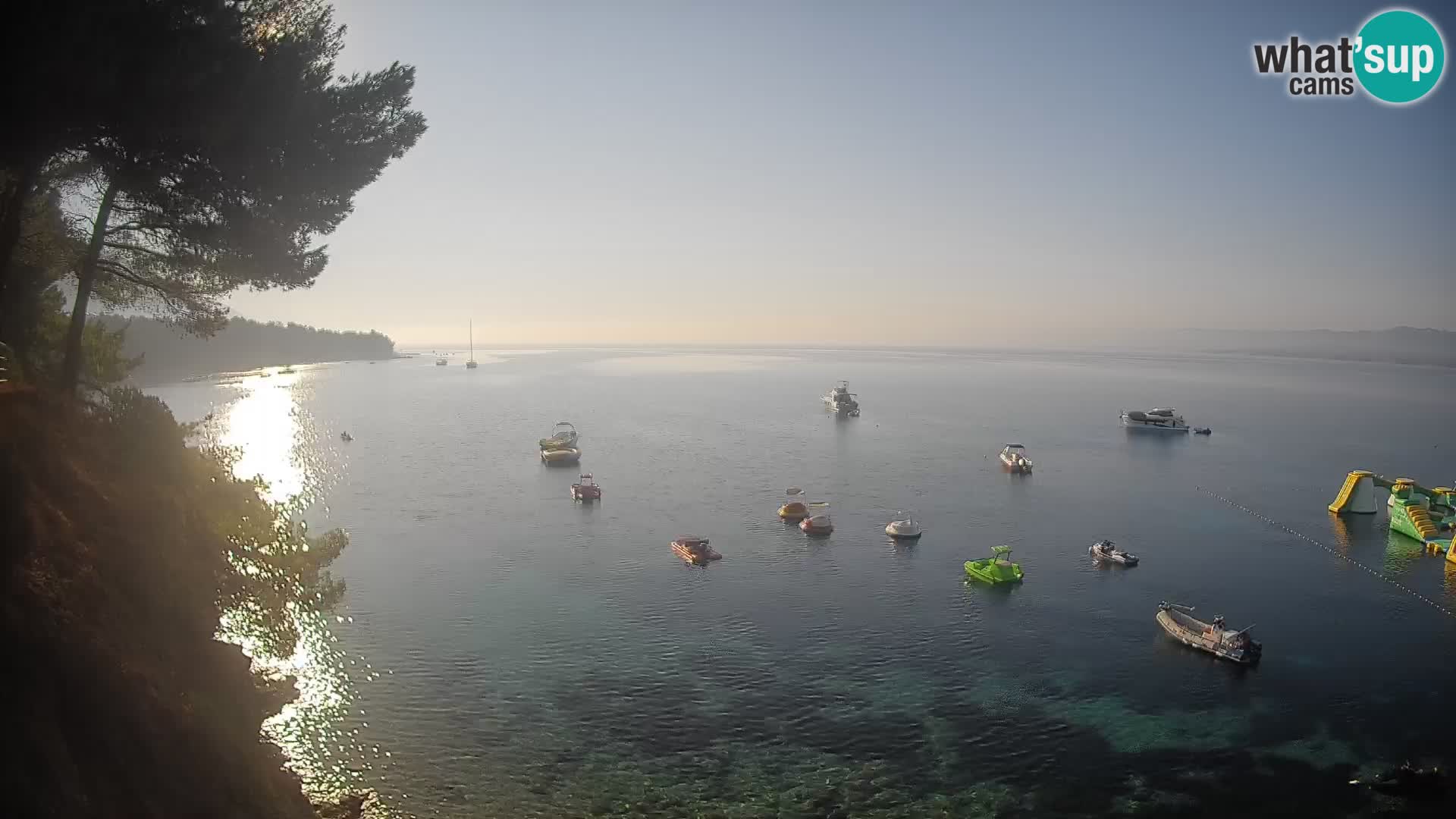 Webcam Strand Potočine Bol – Liveblick auf Borak Beach, Insel Brač