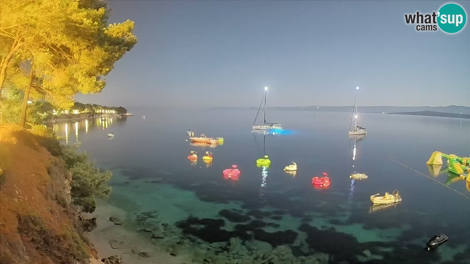 Webcam Potočine Beach Bol – Live View of Borak Beach, Brač Island