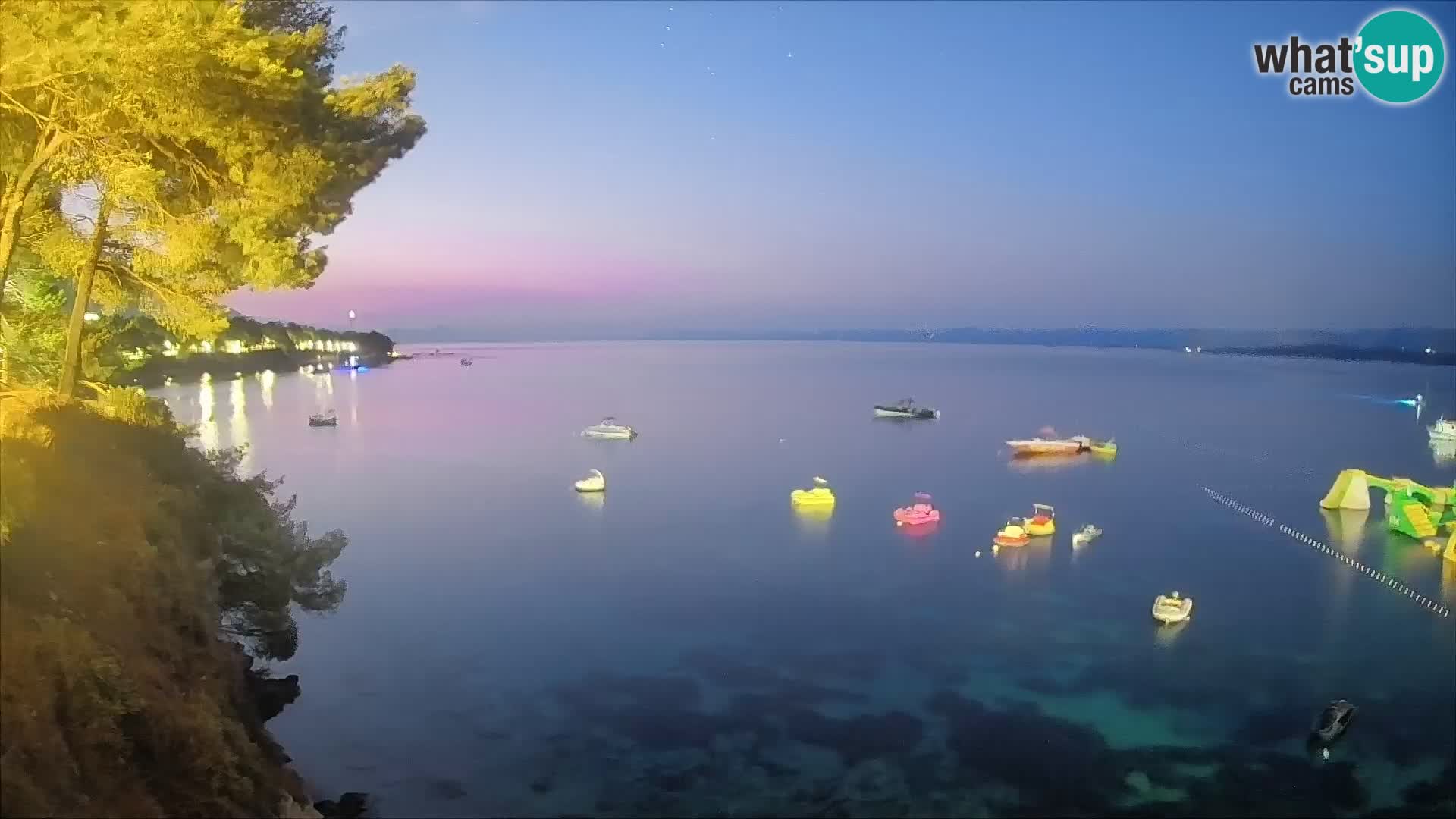 Webcam Strand Potočine Bol – Liveblick auf Borak Beach, Insel Brač