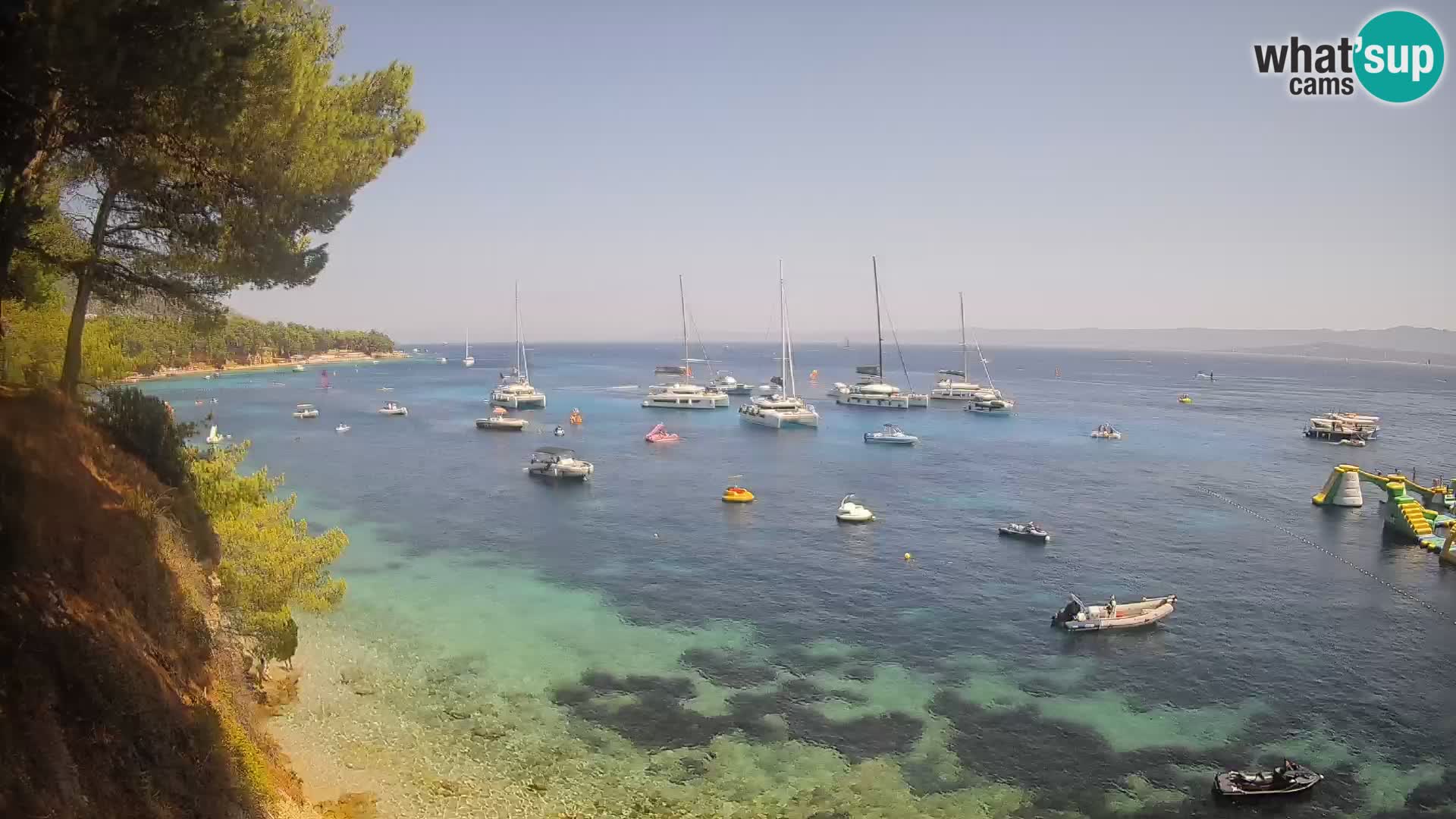 Webcam Potočine Beach Bol – Live View of Borak Beach, Brač Island