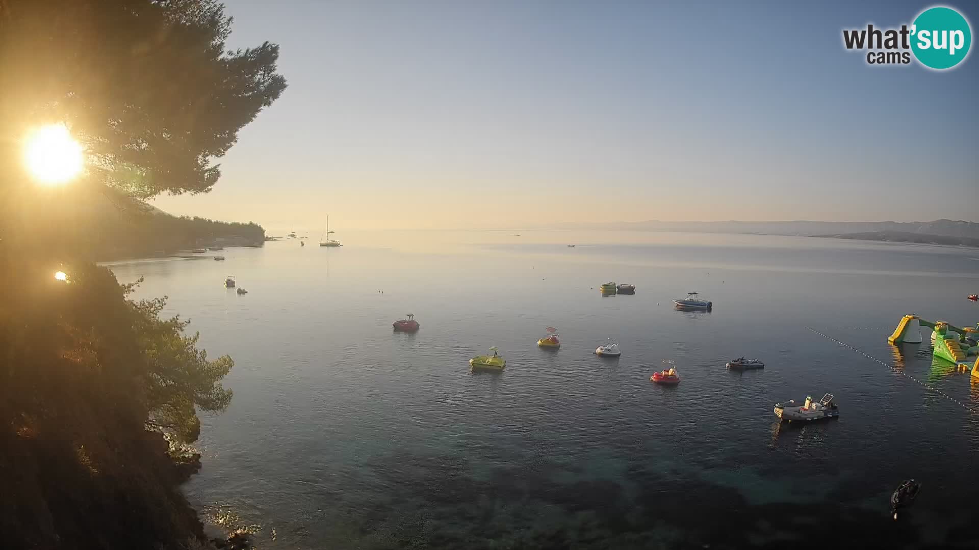 Webcam Potočine Beach Bol – Live View of Borak Beach, Brač Island